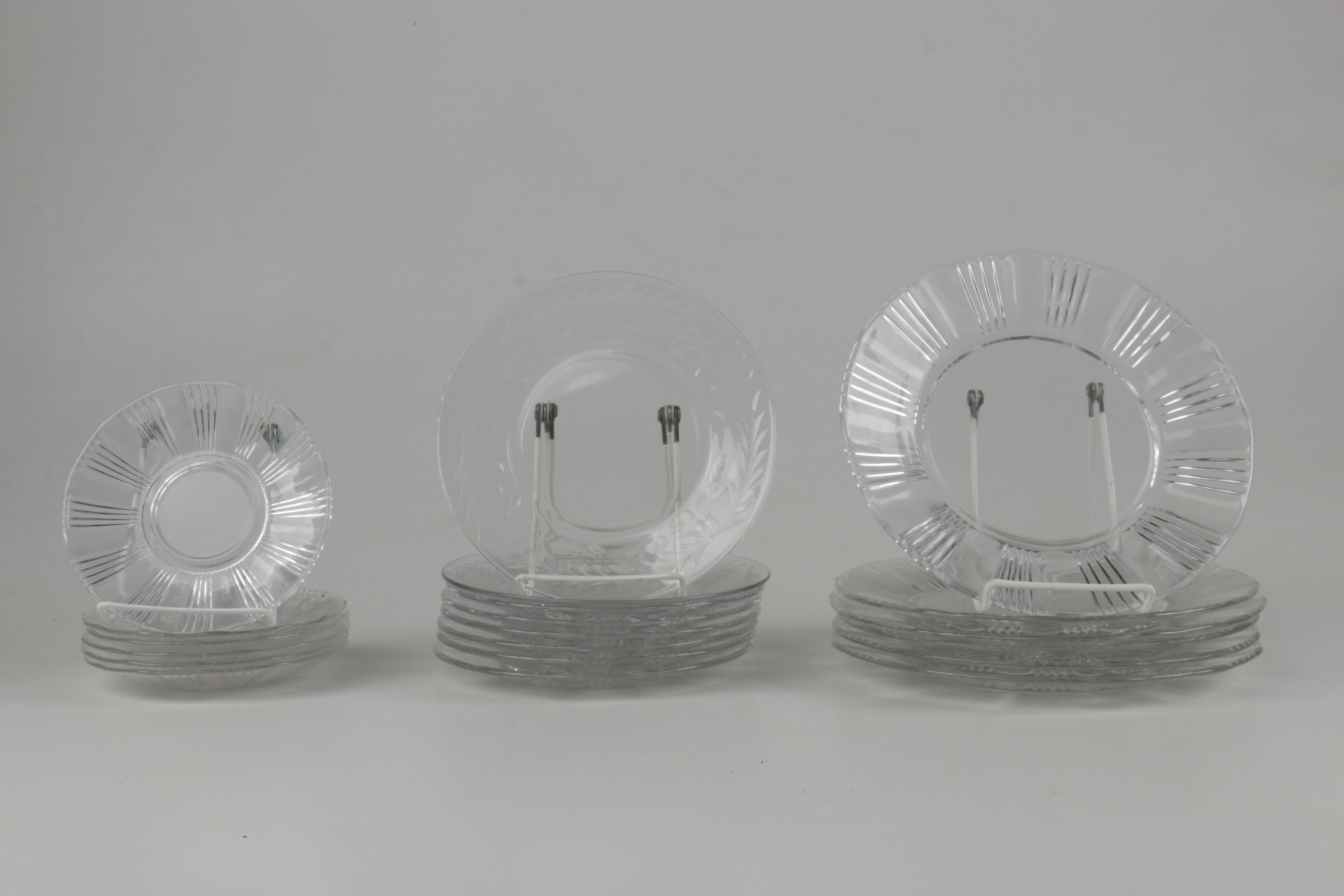 Vintage Fostoria "Sun Ray" Glassware