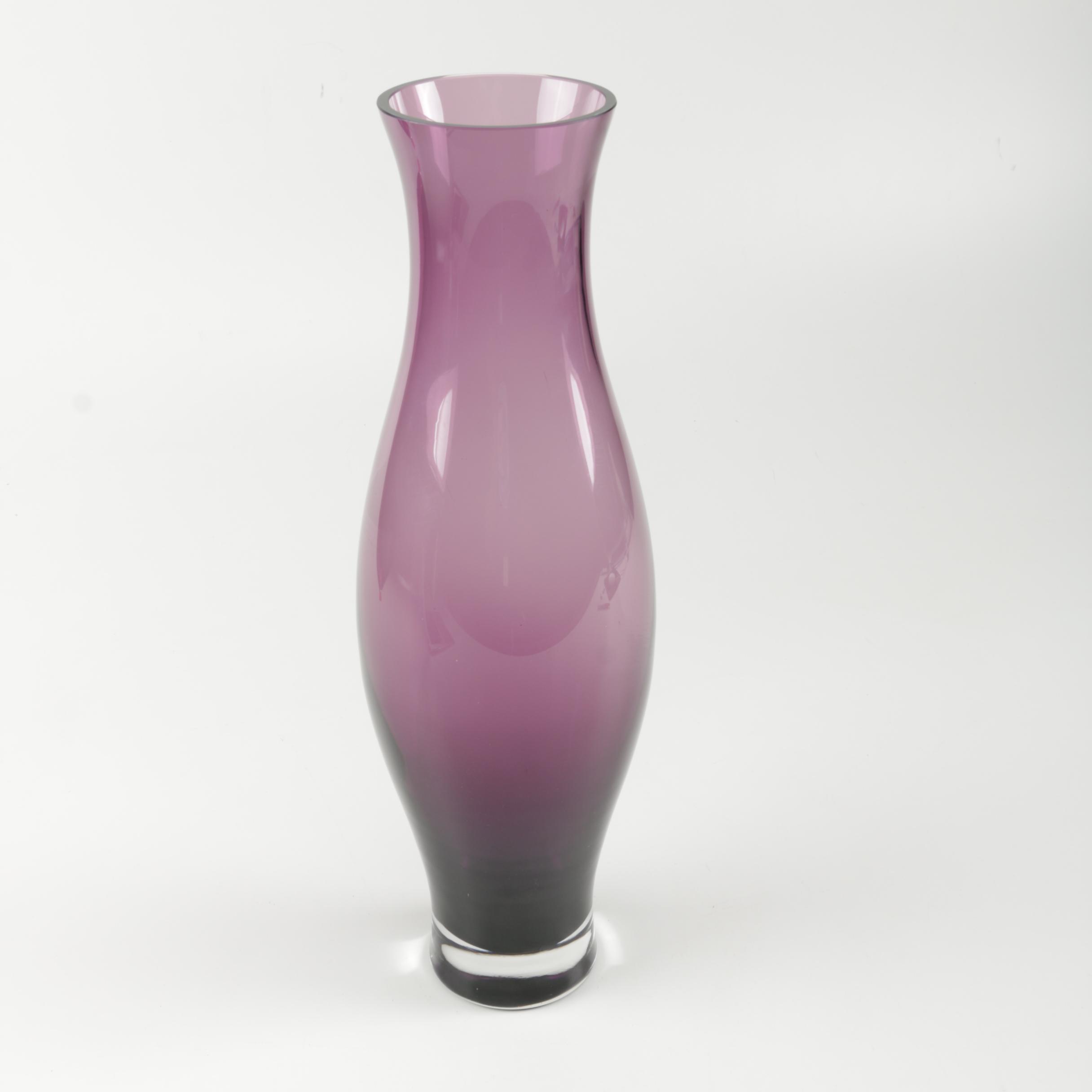 Purple Glass Vase