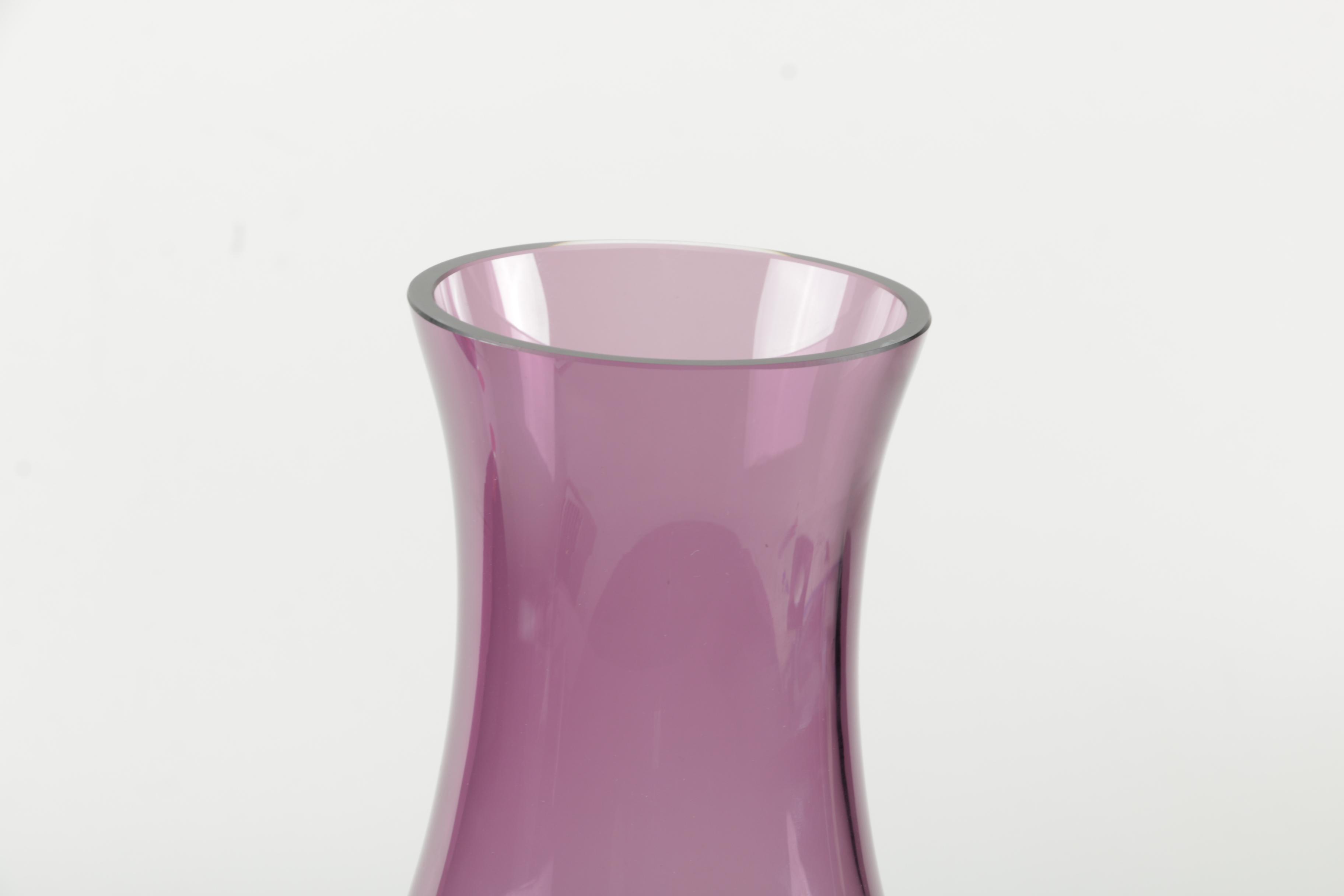 Purple Glass Vase