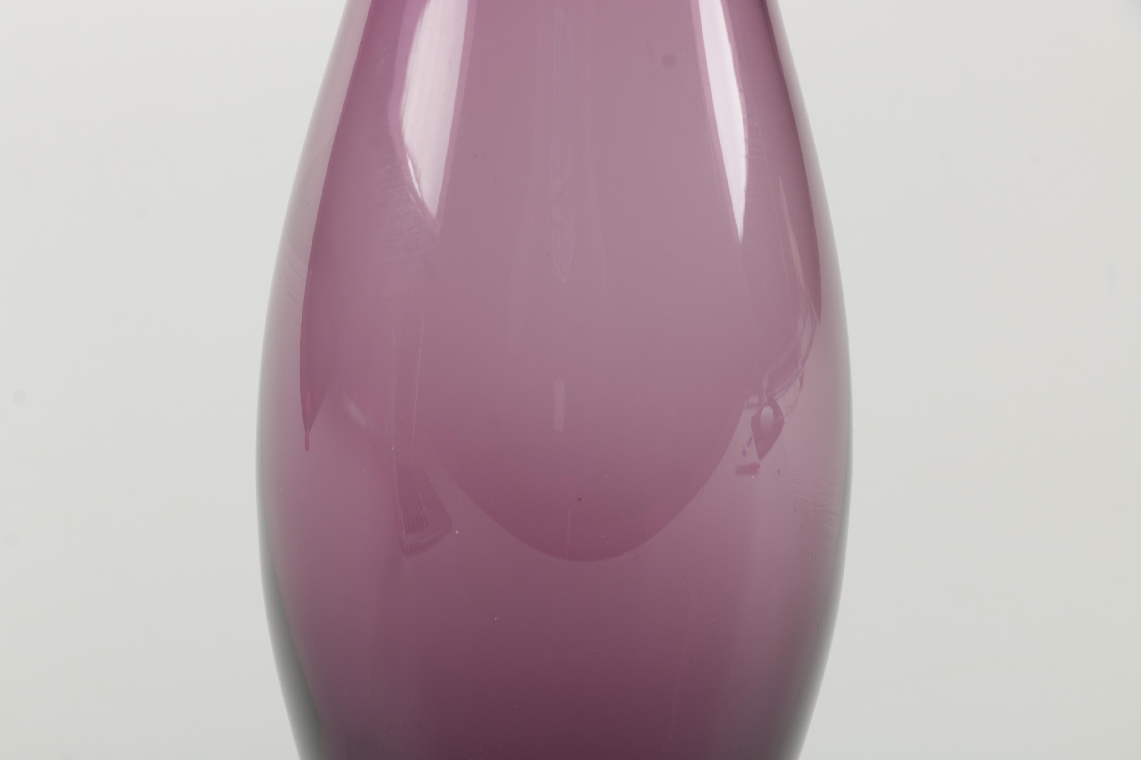 Purple Glass Vase