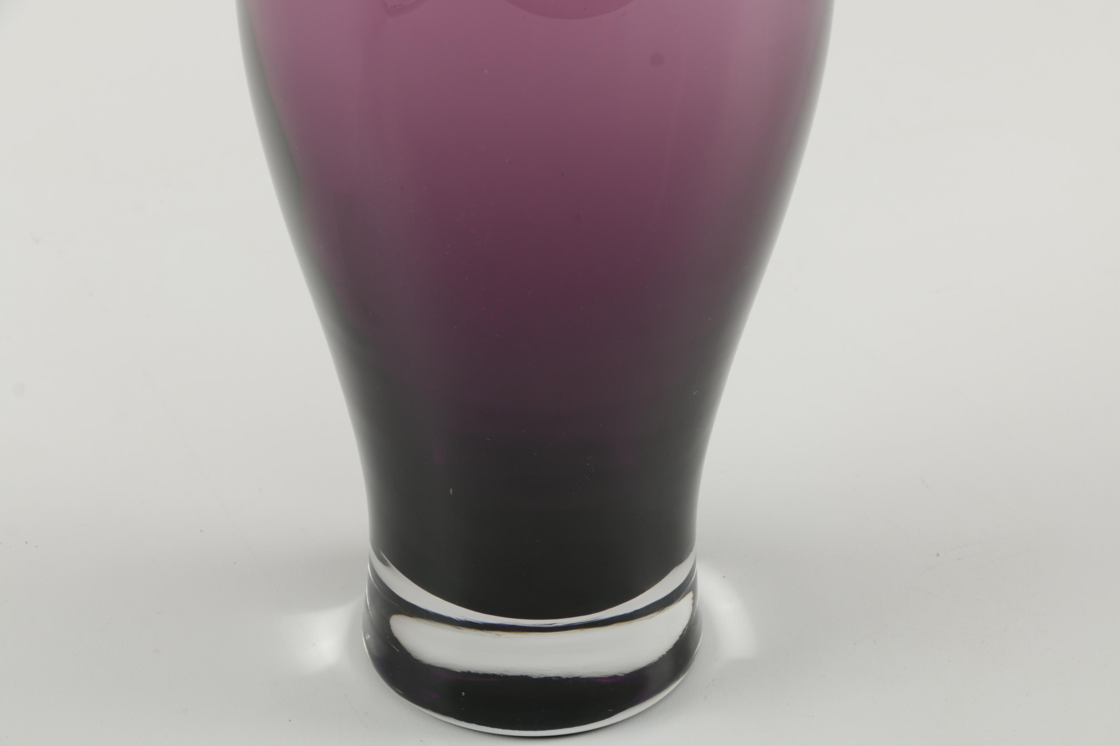 Purple Glass Vase