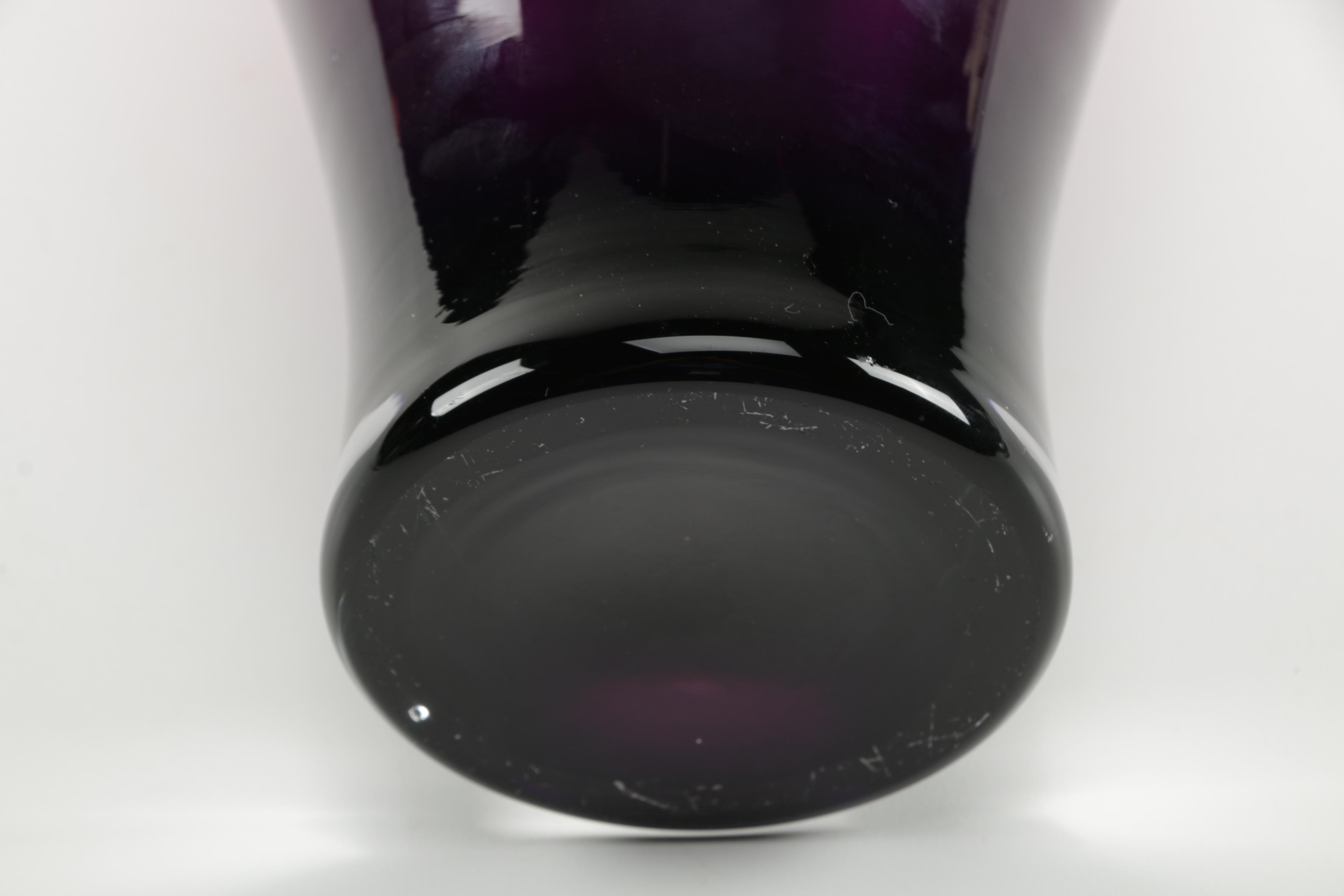 Purple Glass Vase