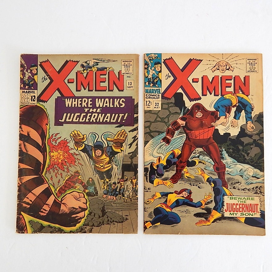 Two Silver Age "Uncanny X-Men" Comic Books