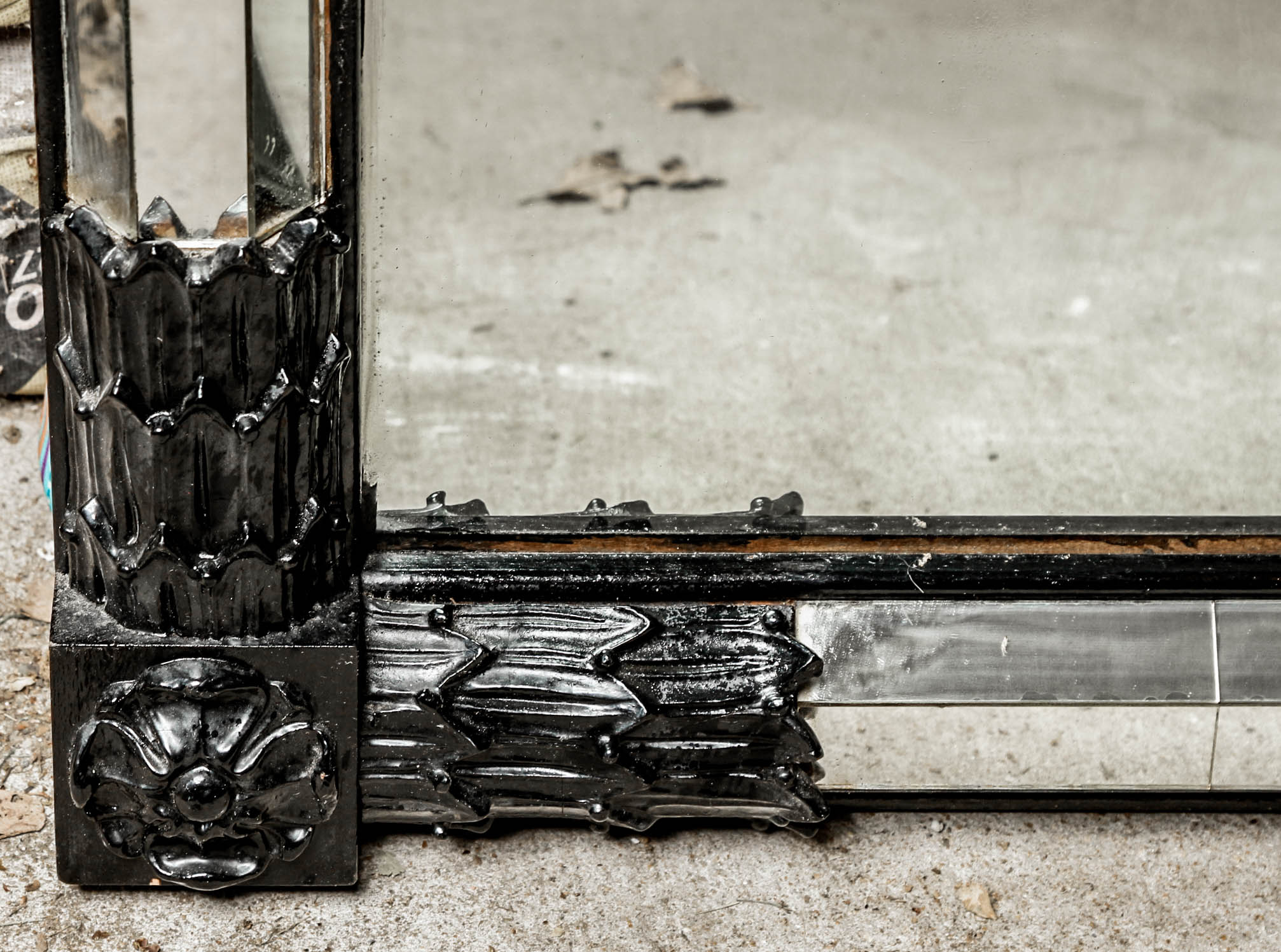 Large Antique Wall Mirror