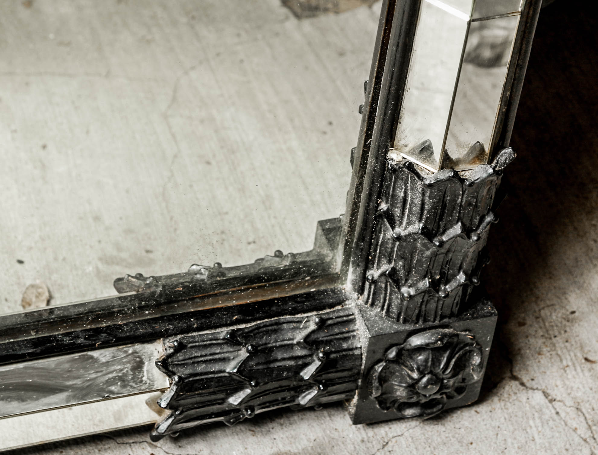 Large Antique Wall Mirror