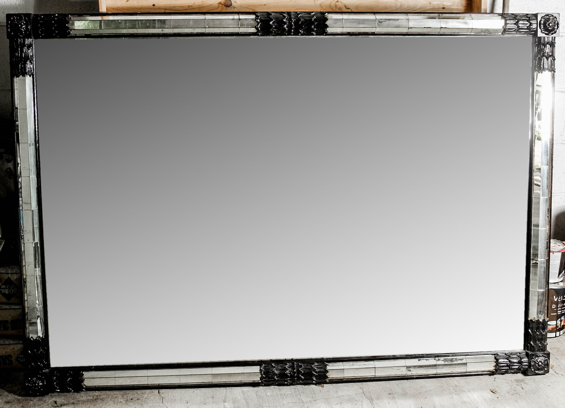 Large Antique Wall Mirror