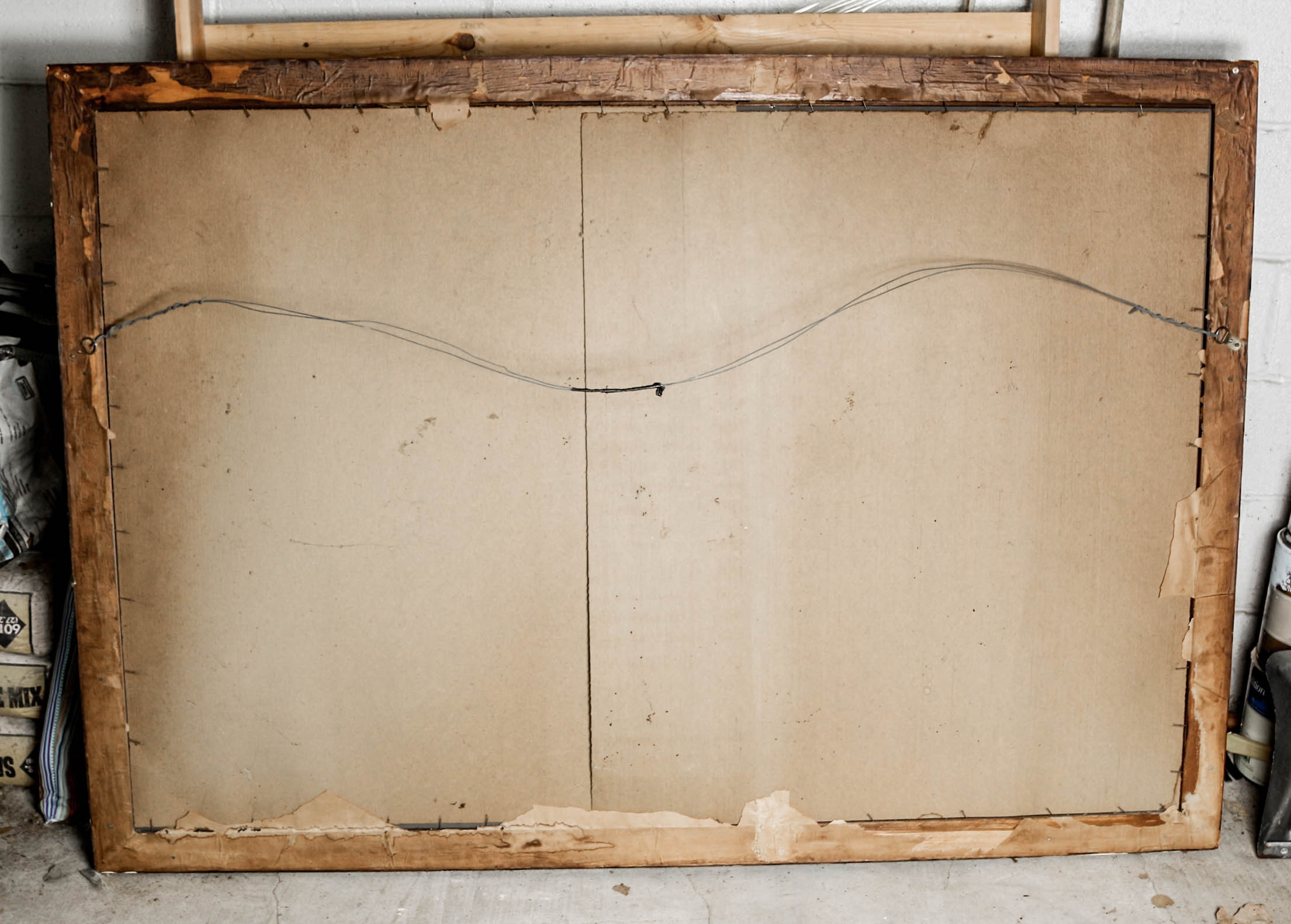 Large Antique Wall Mirror