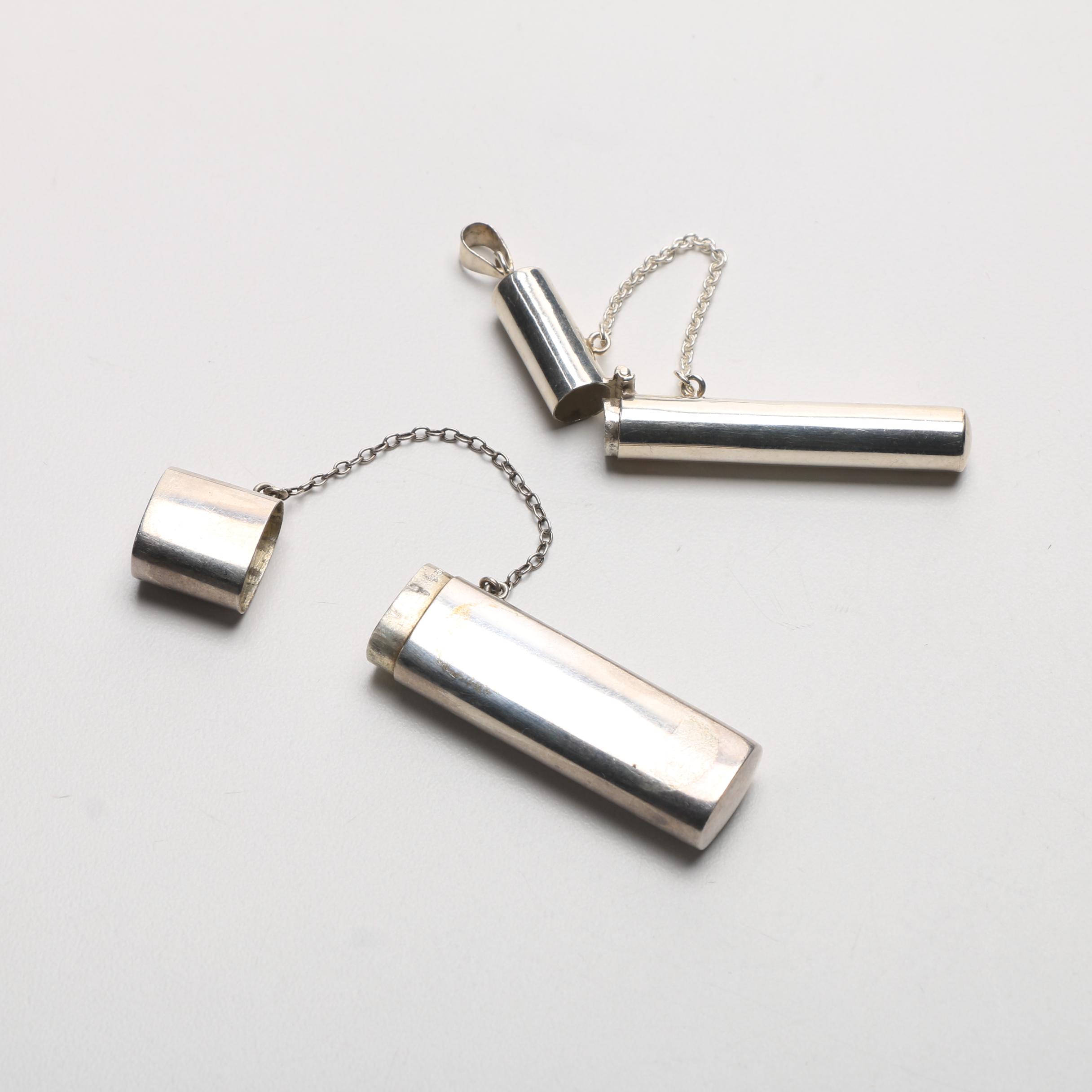 Vintage Sterling Silver Sewing Accessories