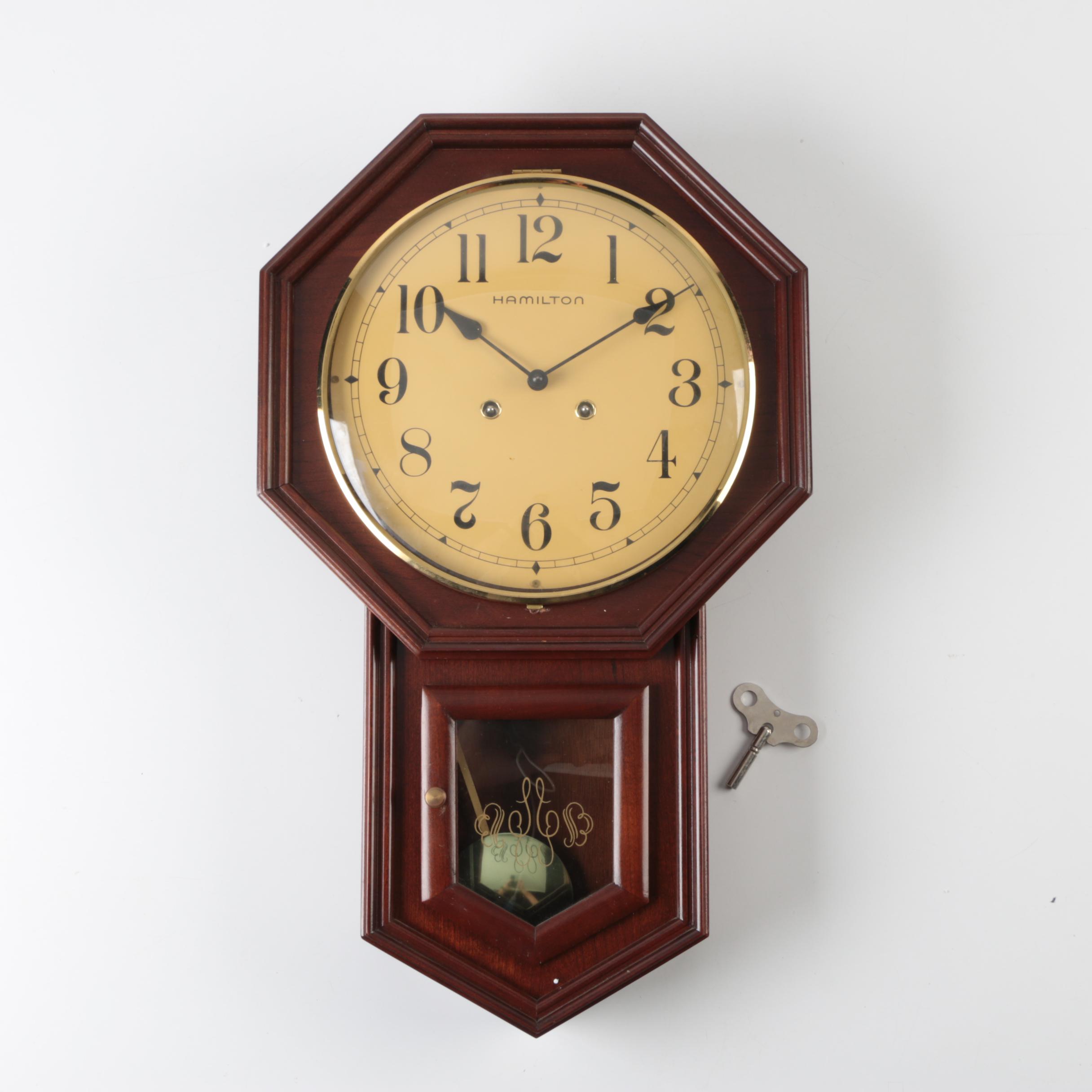 Hamilton Schoolmaster Wall Clock
