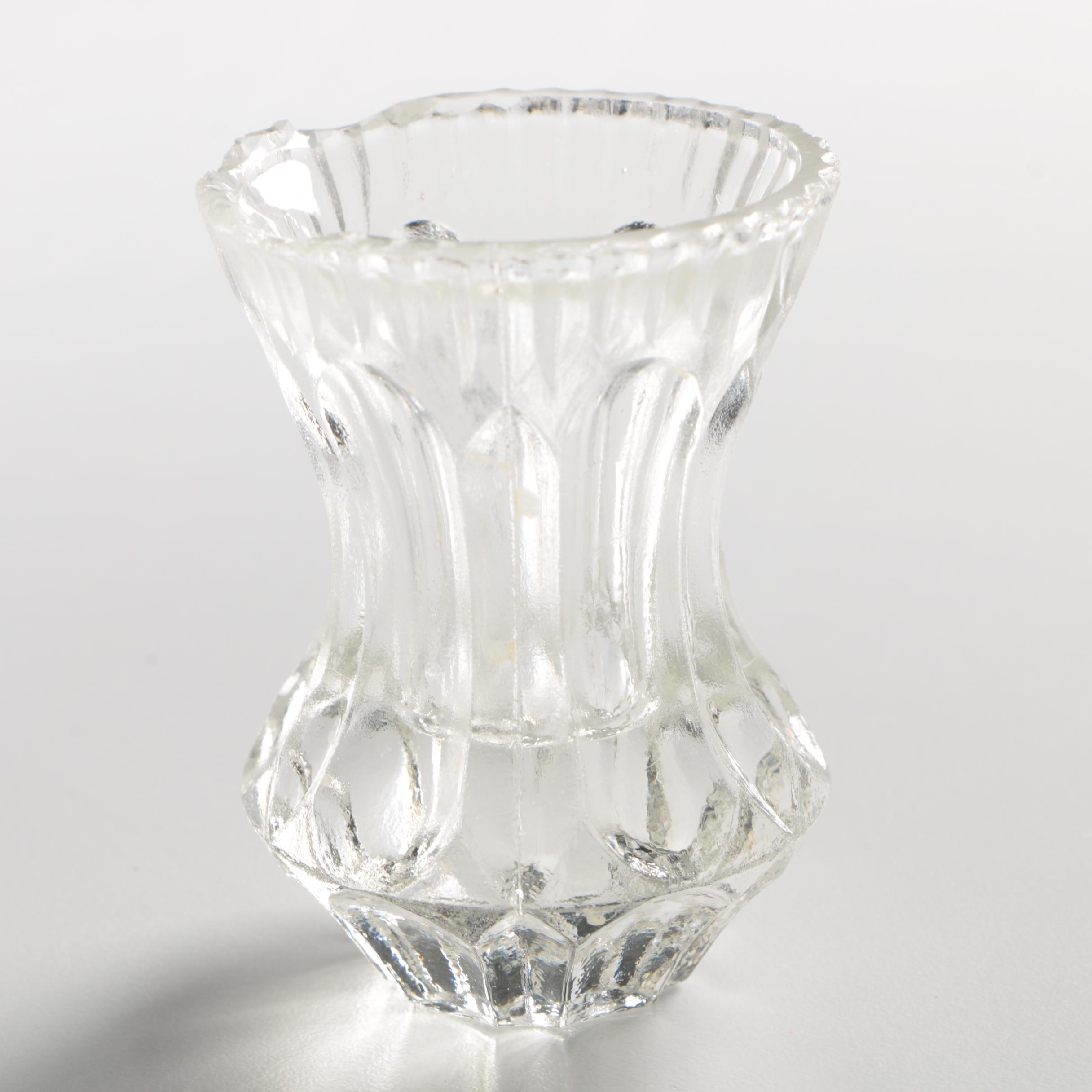Assorted Crystal and Glass Toothpick Holders