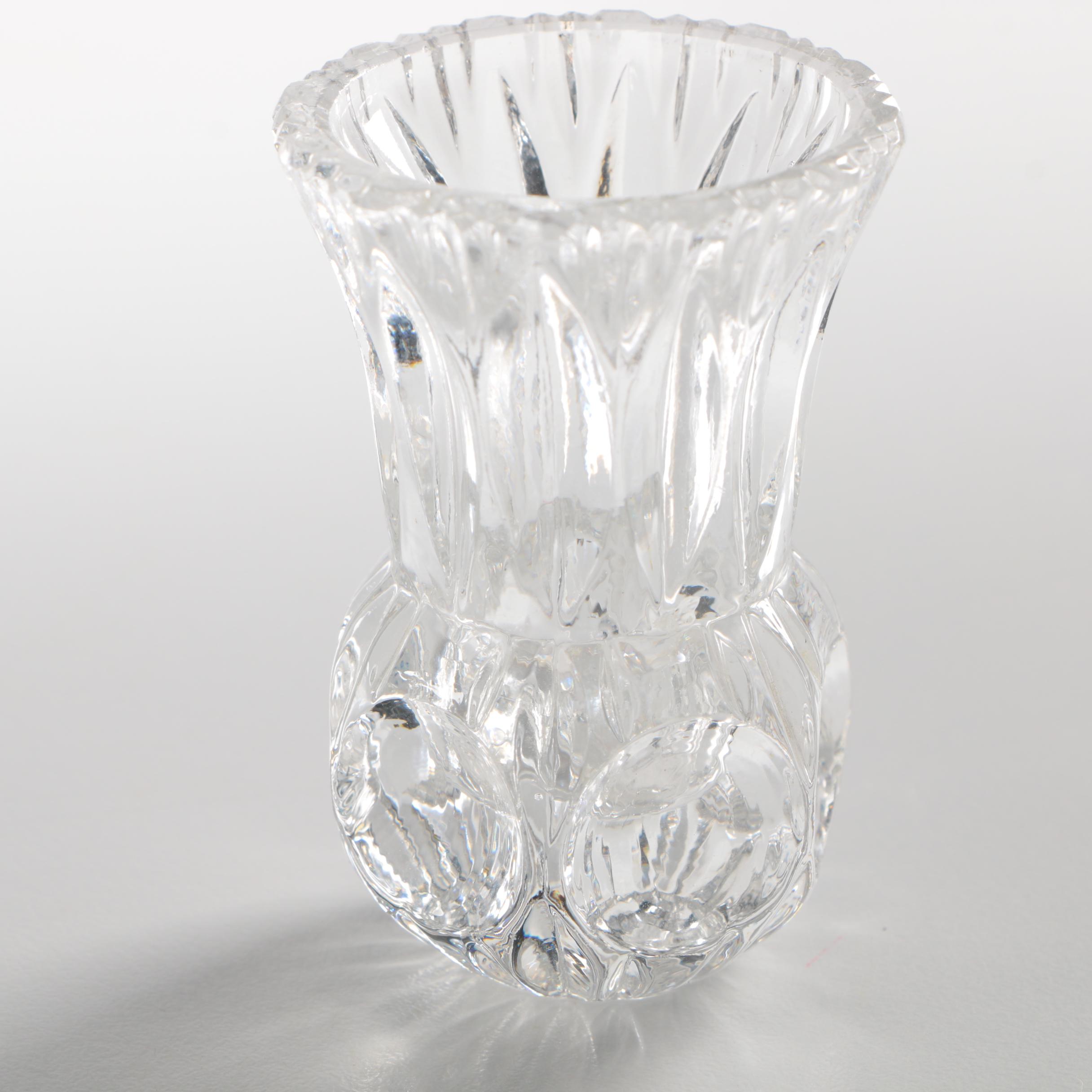 Assorted Crystal and Glass Toothpick Holders