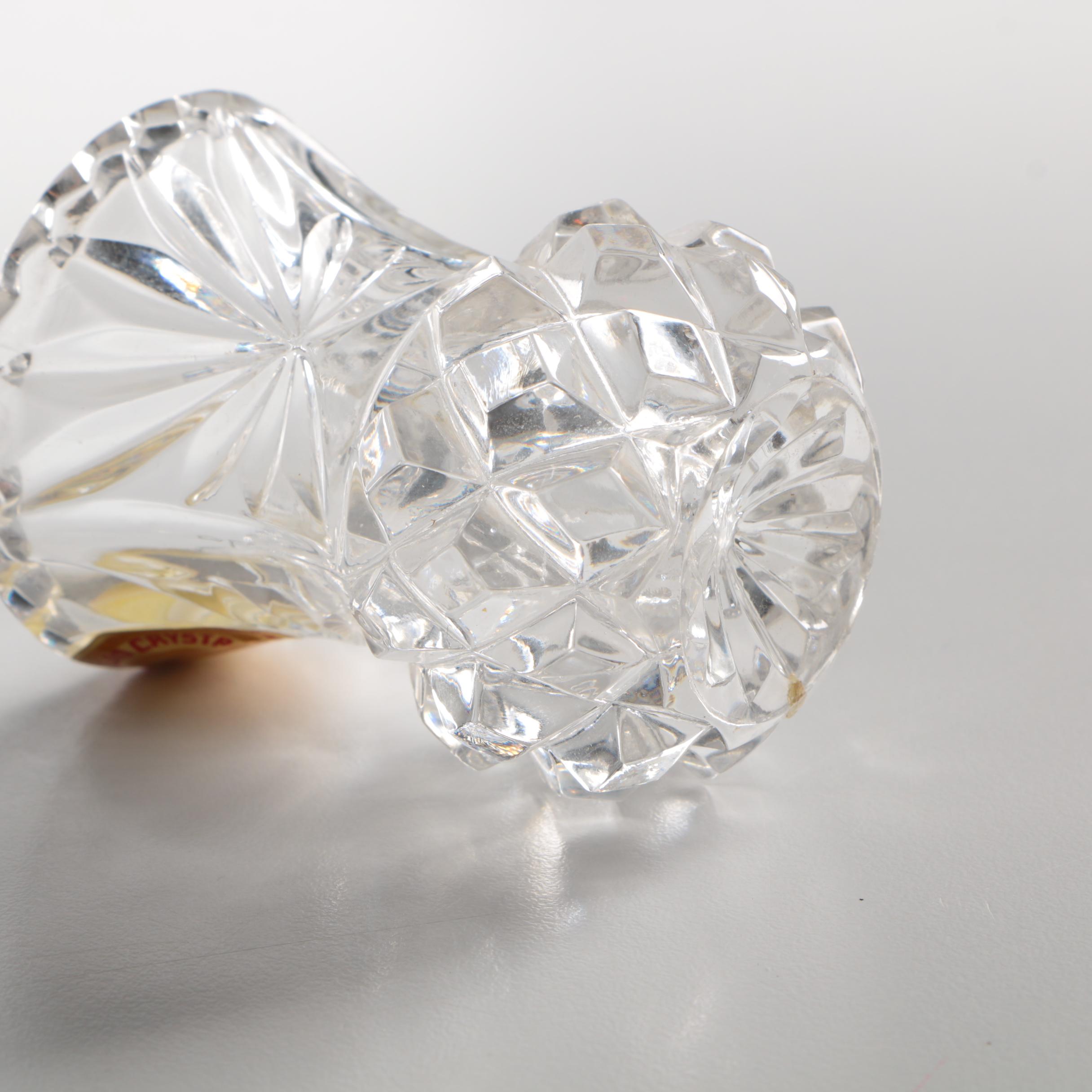 Assorted Crystal and Glass Toothpick Holders