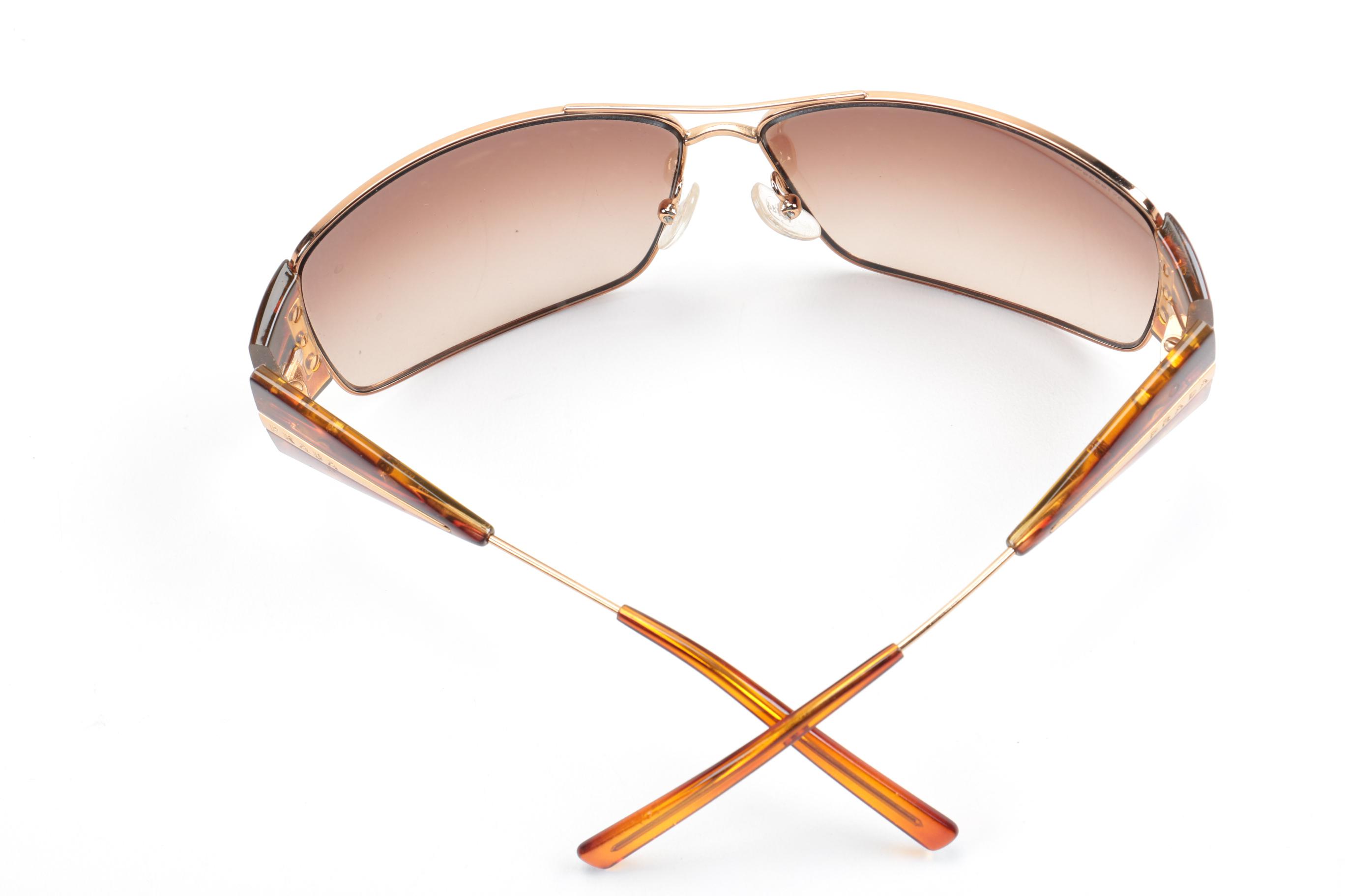 Prada Tortoise Style Sunglasses