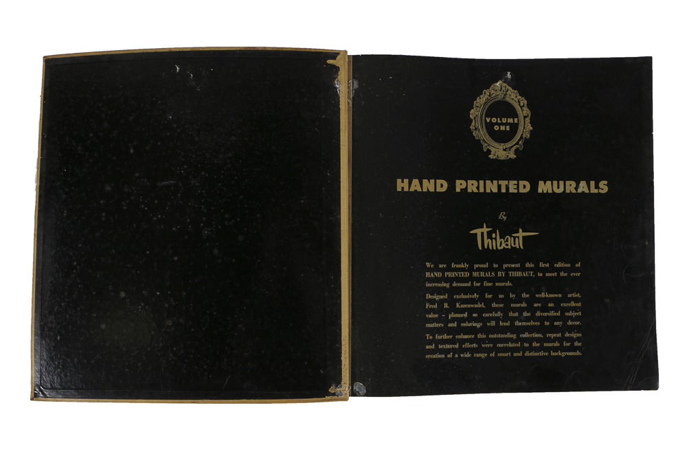 "Thibaut Hand Printed Murals" Volume I Wallpaper Sample Book