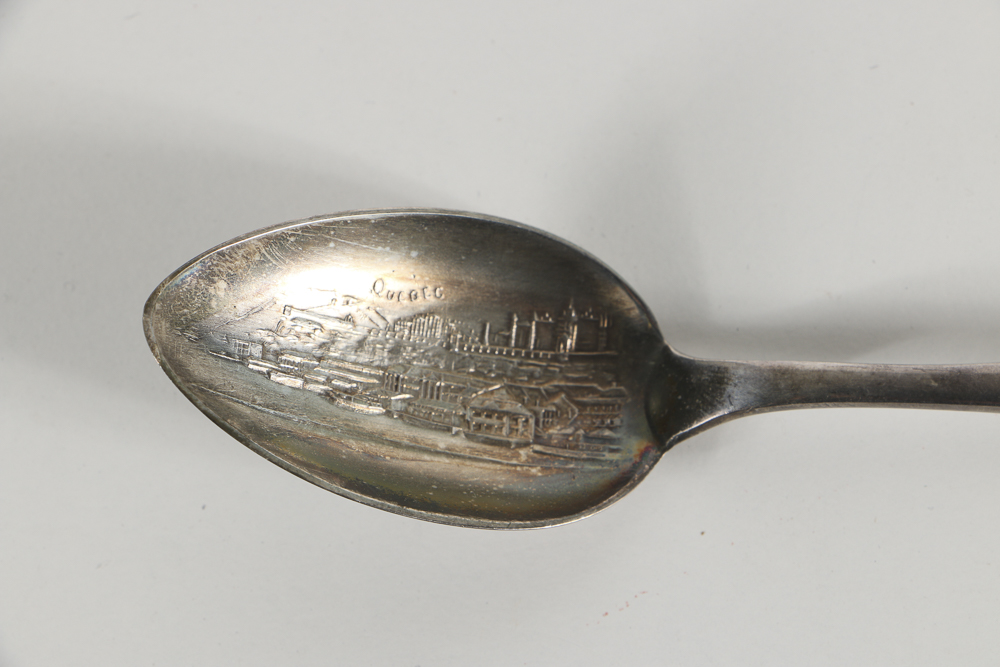 Sterling Silver and Enamel Souvenir Spoons