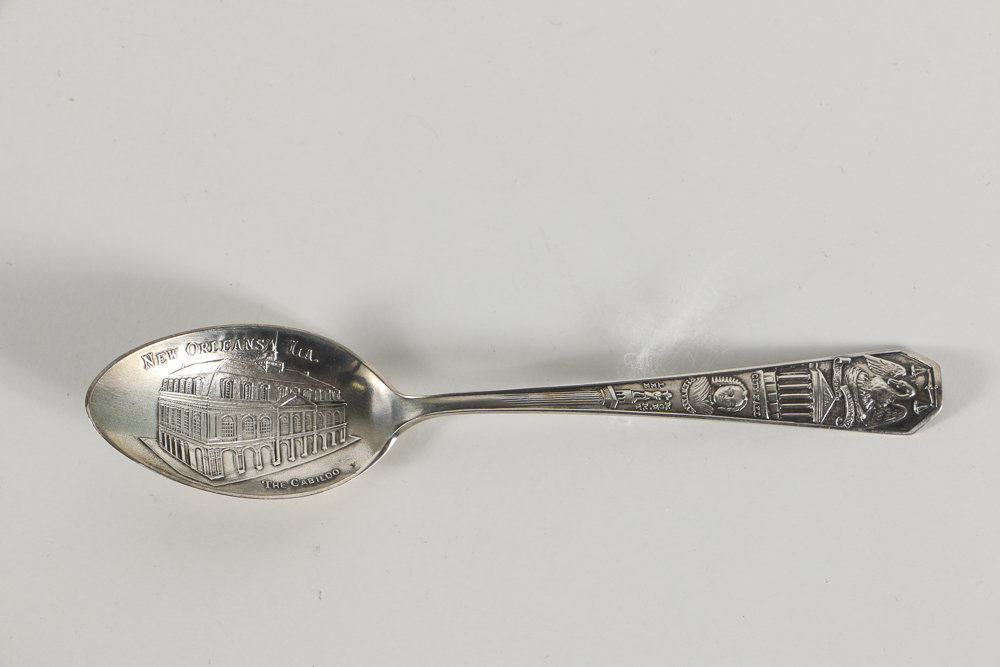 Collection of Eighteen Sterling Silver Travel Souvenir Spoons