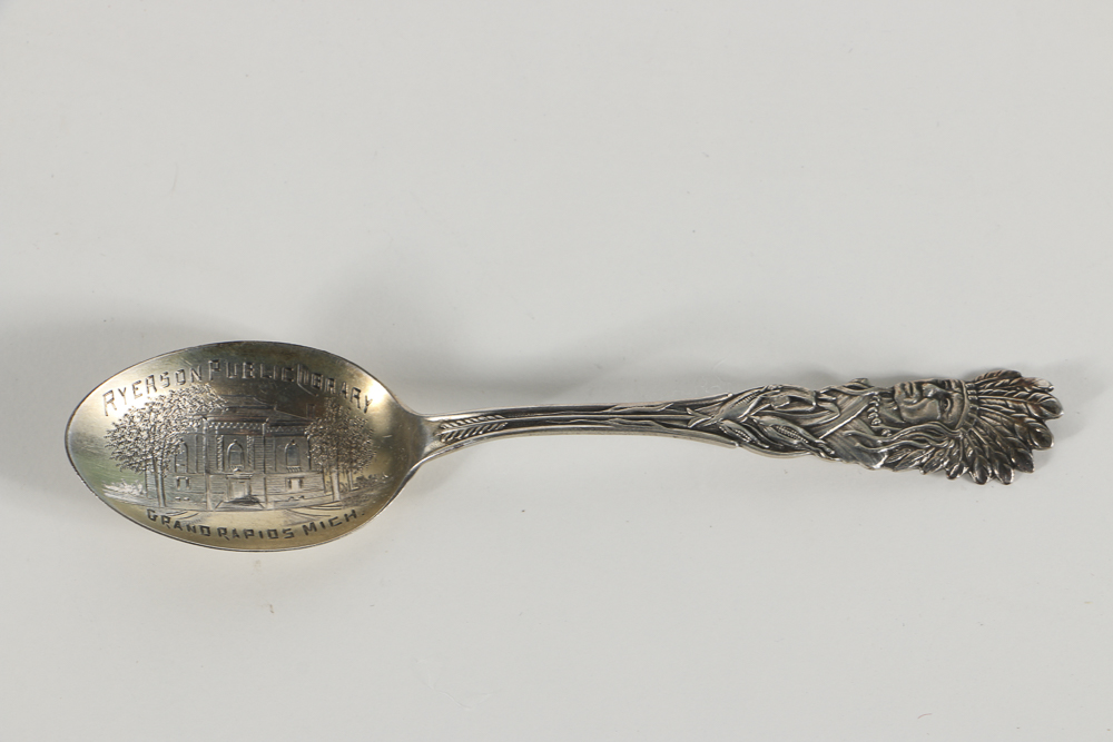 Collection of Eighteen Sterling Silver Travel Souvenir Spoons