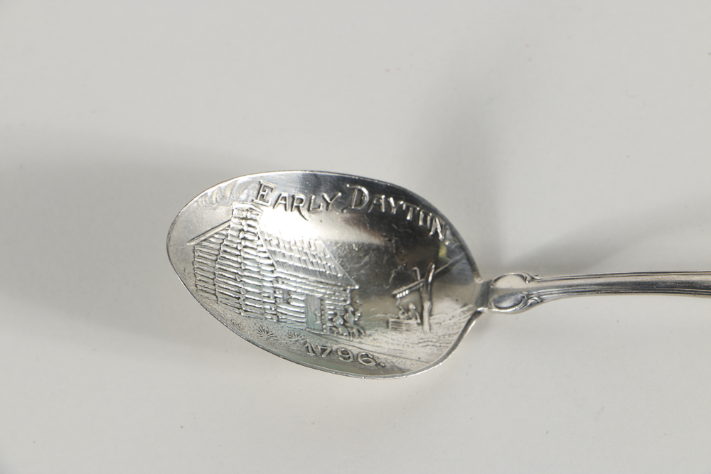 Collection of Sixteen Sterling Silver Dayton, OH Souvenir Spoons