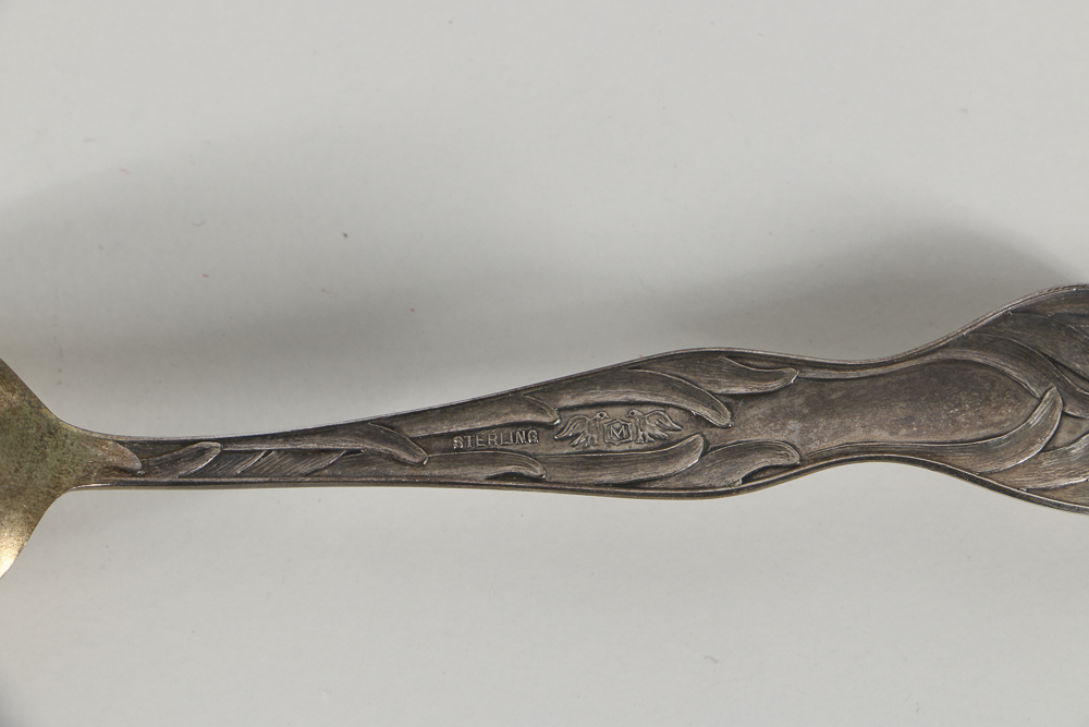 Collection of Thirteen Sterling Silver Ohio Souvenir Spoons