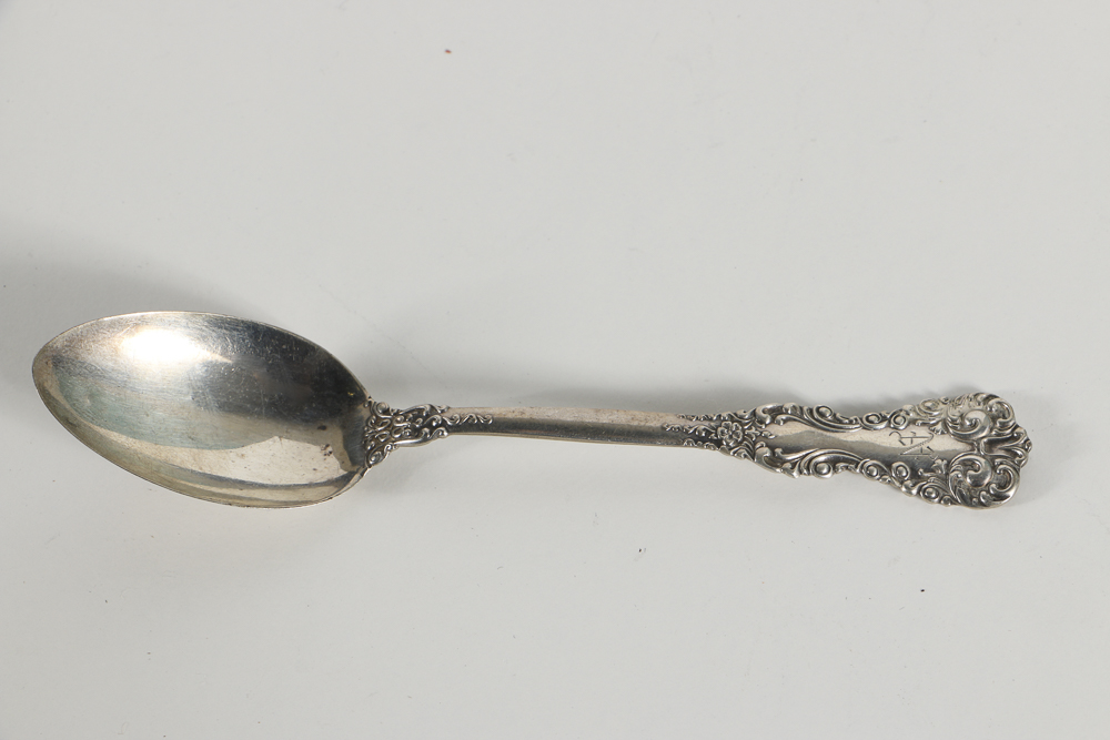 Assortment of Twenty-Four Sterling Silver Spoons Including Whiting and More