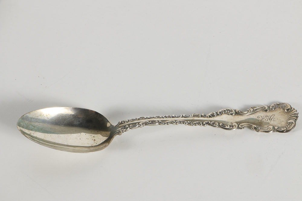 Assortment of Twenty-Four Sterling Silver Spoons Including Whiting and More