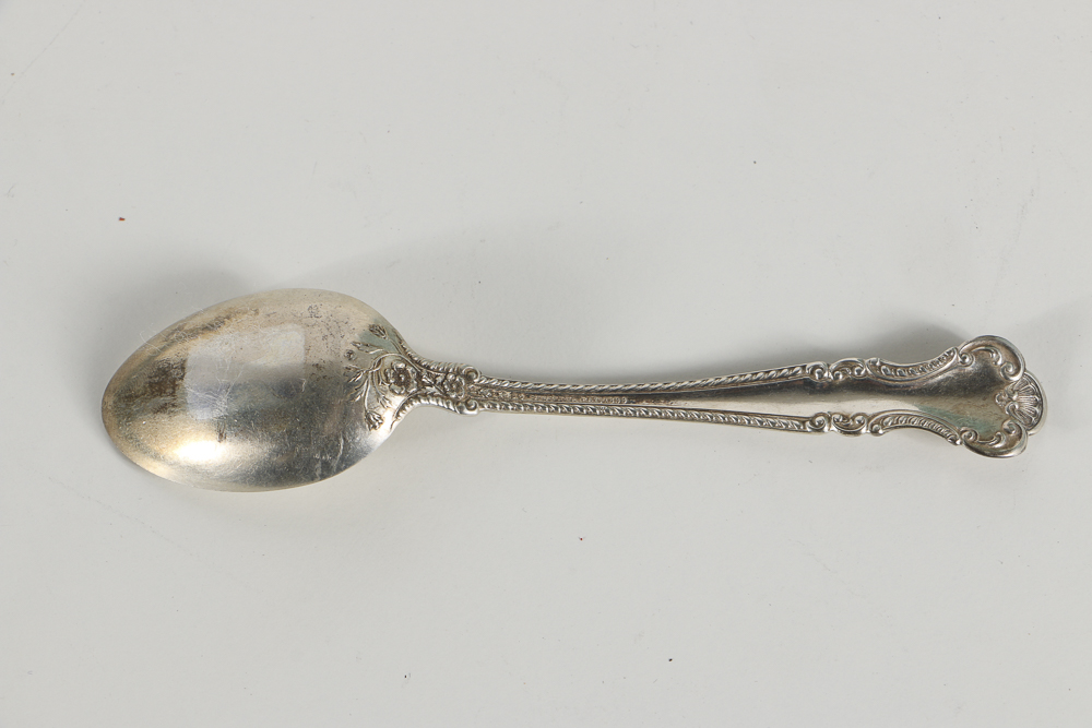 Assortment of Twenty-Four Sterling Silver Spoons Including Whiting and More