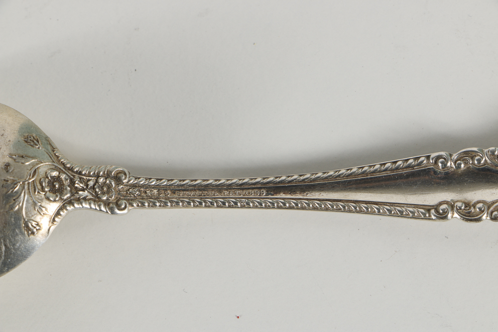 Assortment of Twenty-Four Sterling Silver Spoons Including Whiting and More