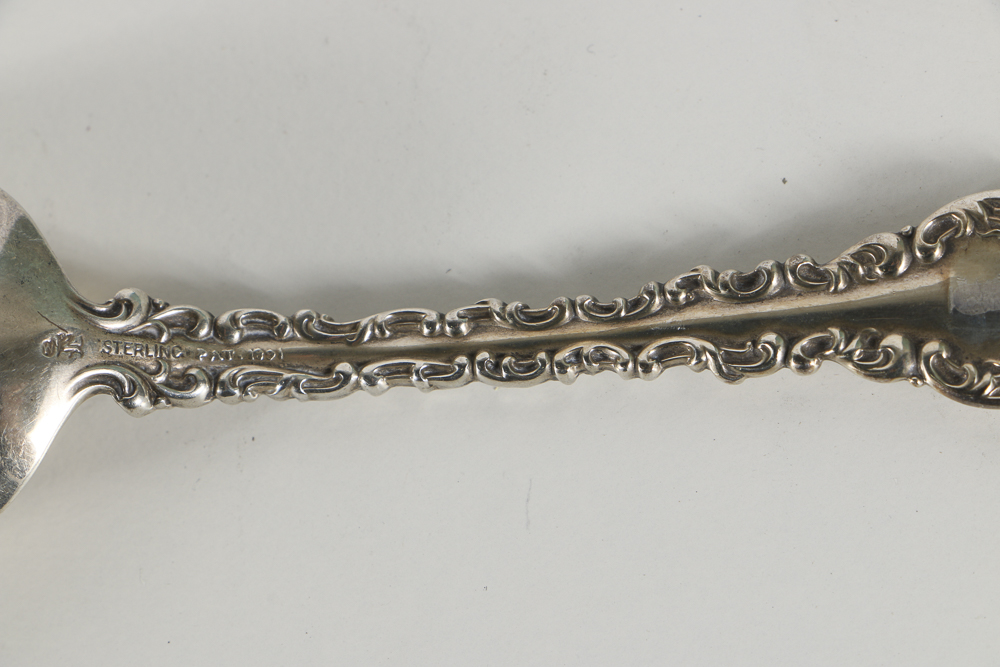 Assortment of Twenty-Four Sterling Silver Spoons Including Whiting and More