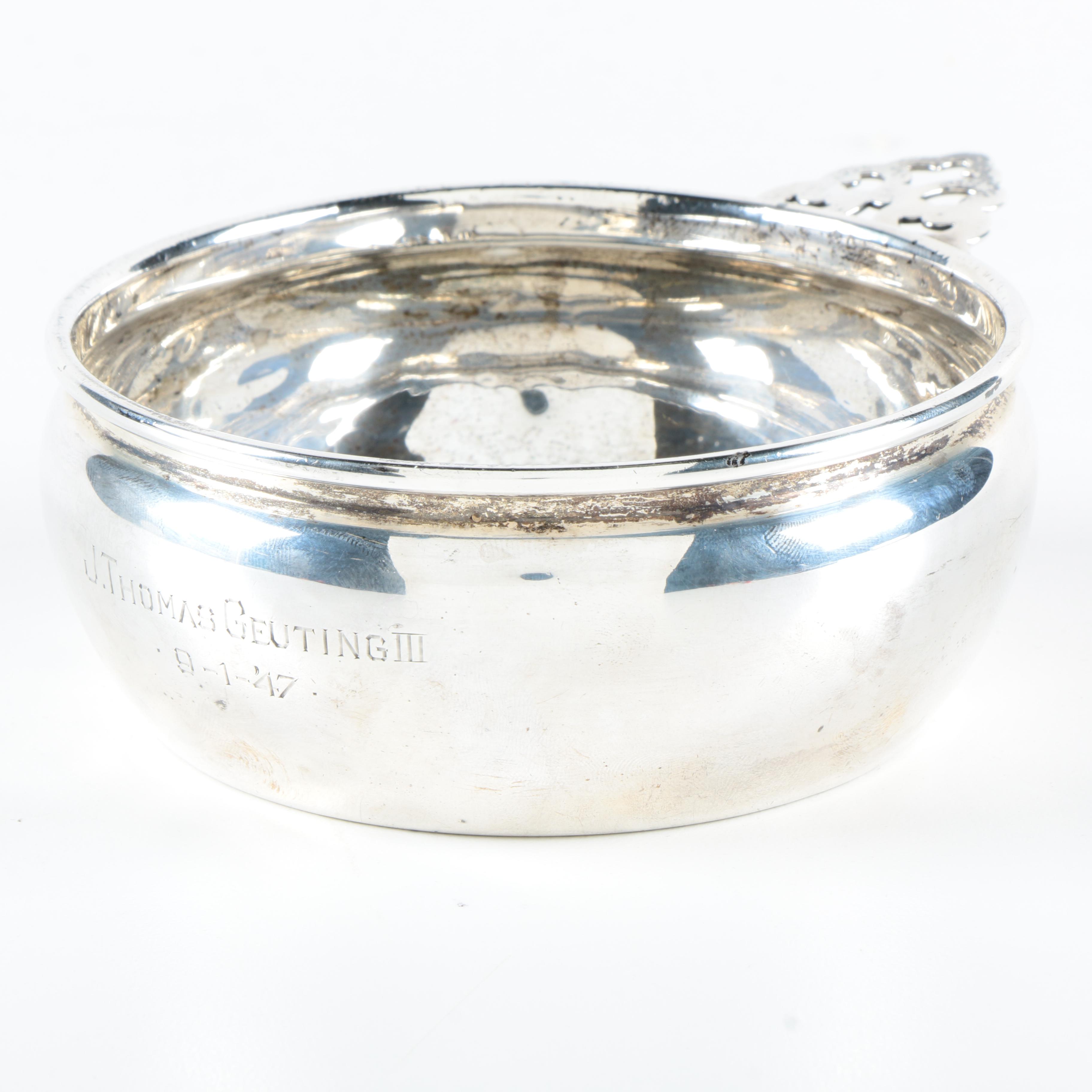 Manchester Silver Co. Sterling Silver Porringer
