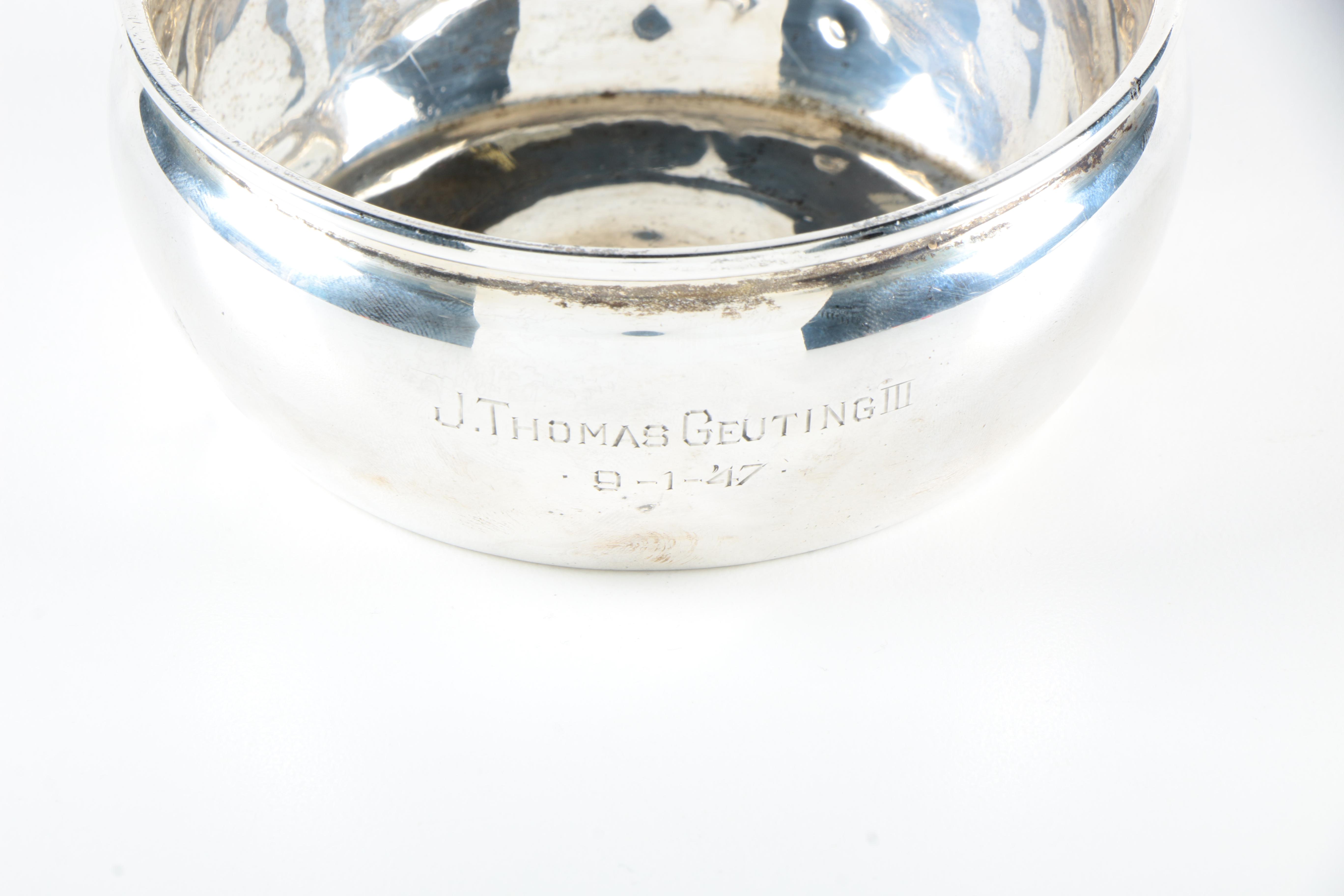 Manchester Silver Co. Sterling Silver Porringer