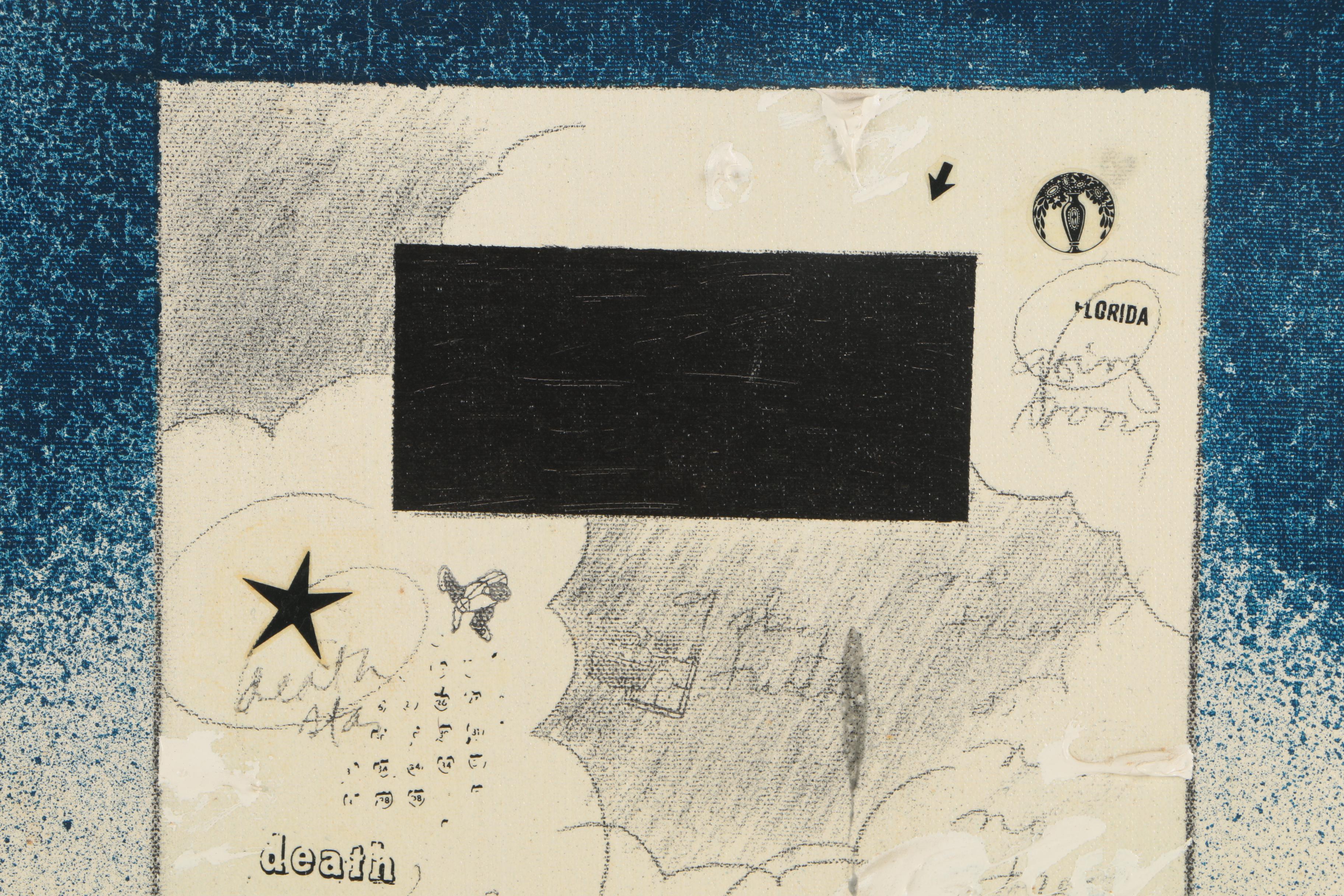 1973 Tommy Mew Mixed Media Artwork "Recallance Series"