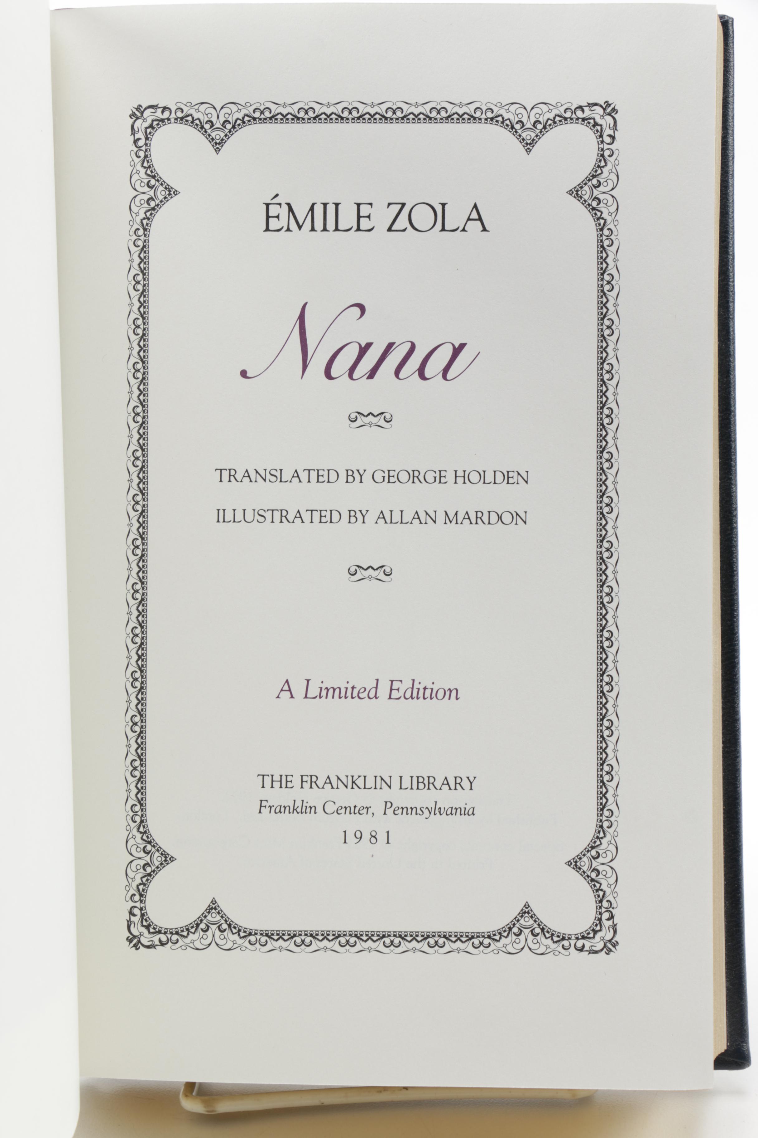 Franklin Library Edition Novels