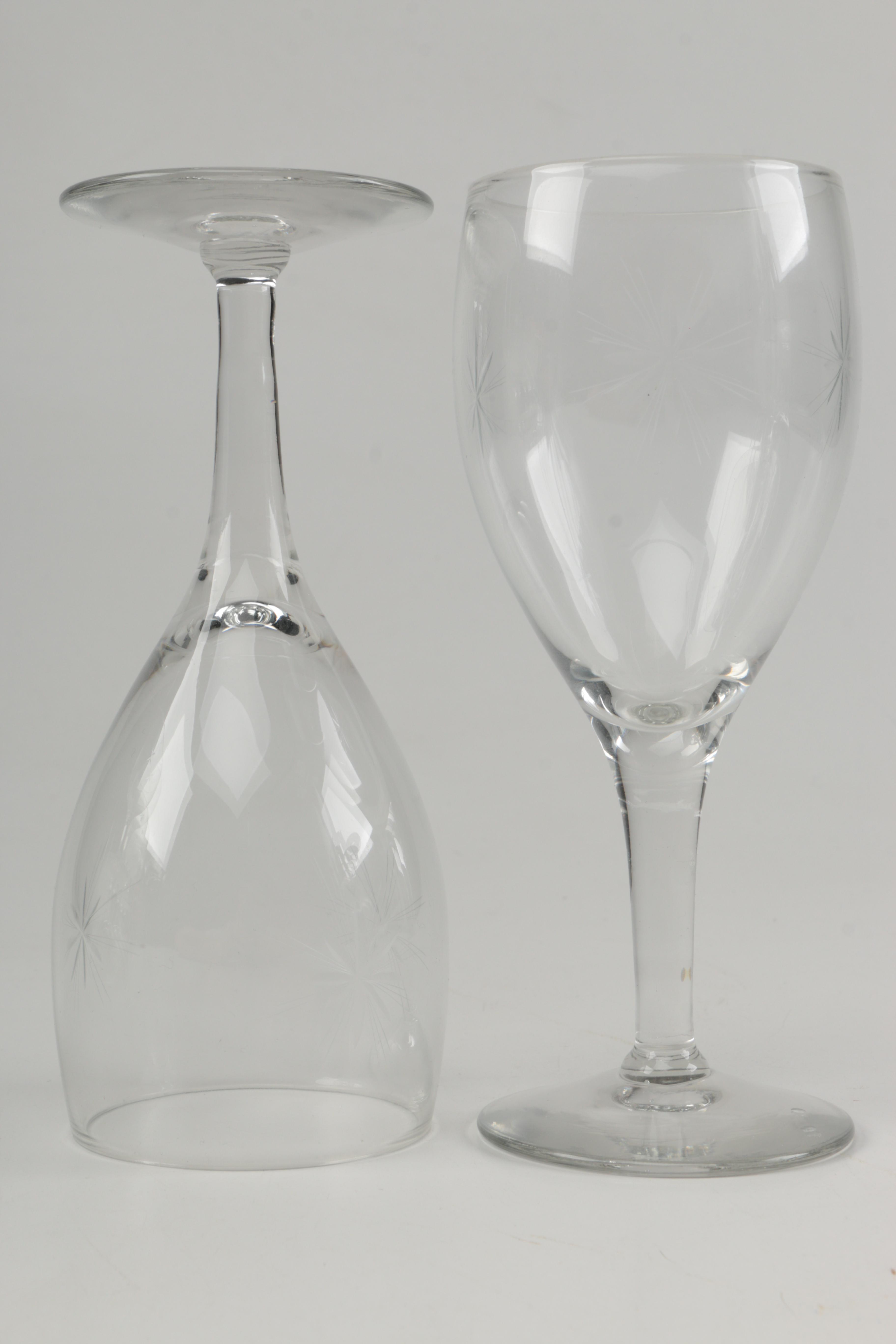 Vintage Sherbet and Wine Glasses