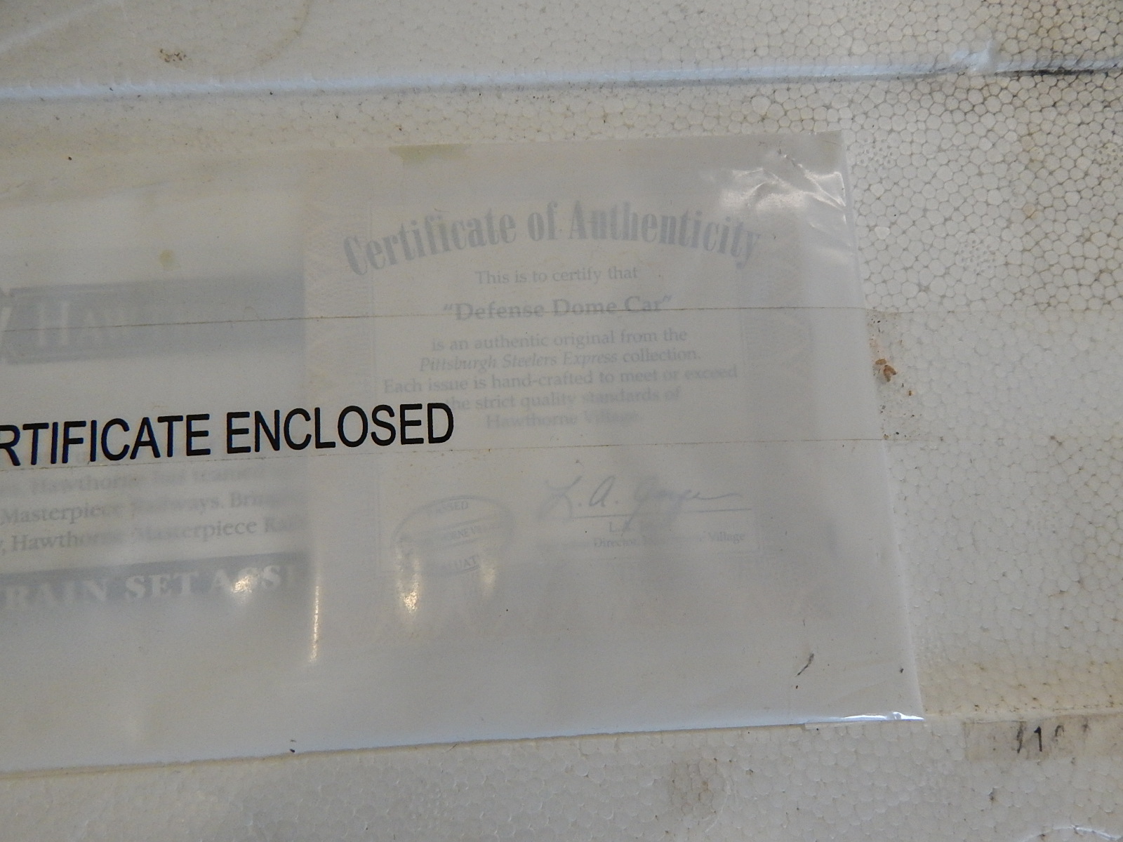 Hawthorne Village NFL Pittsburgh Steelers Bachman HO Train Cars