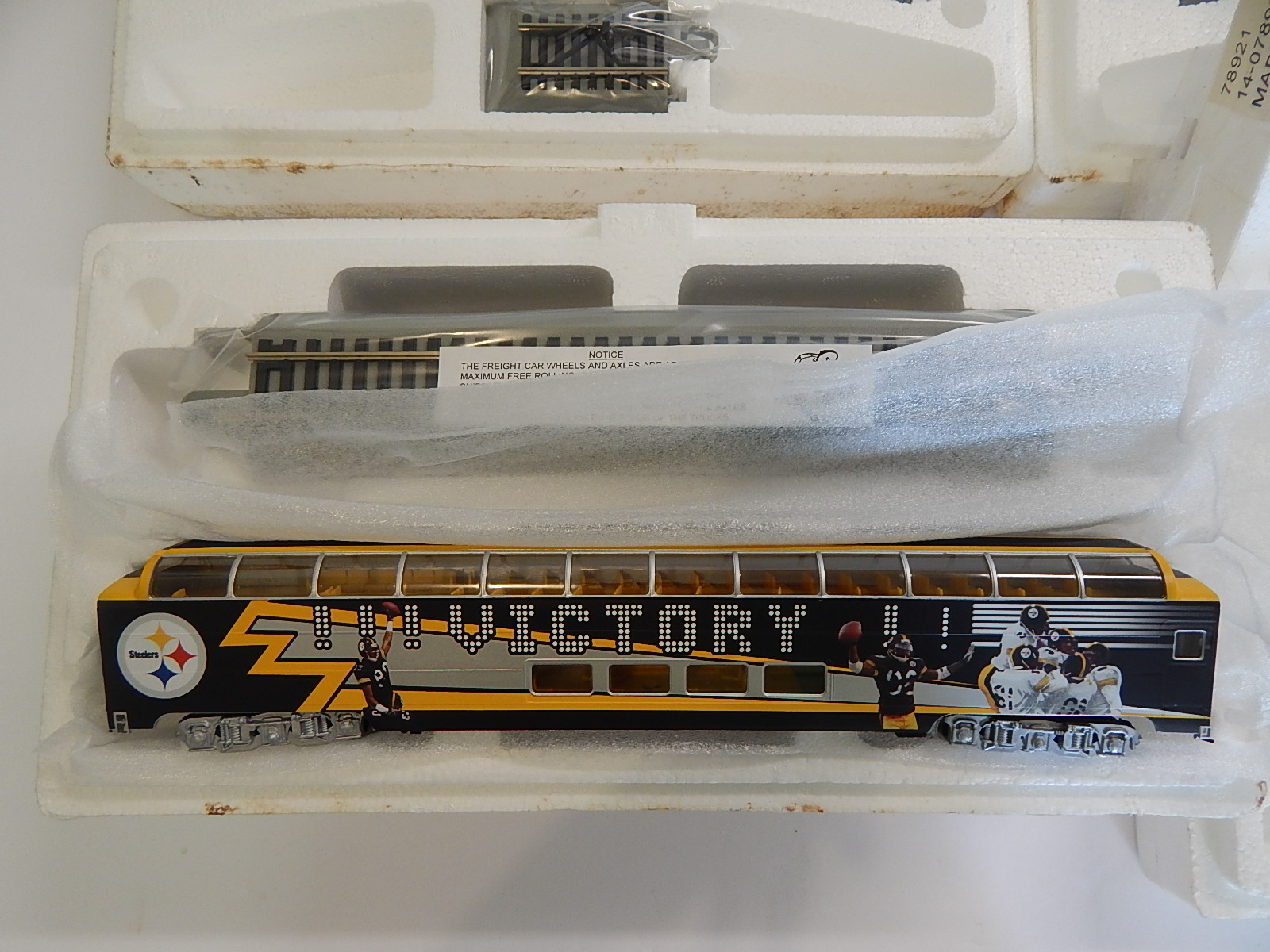 Hawthorne Village NFL Pittsburgh Steelers Bachman HO Train Cars