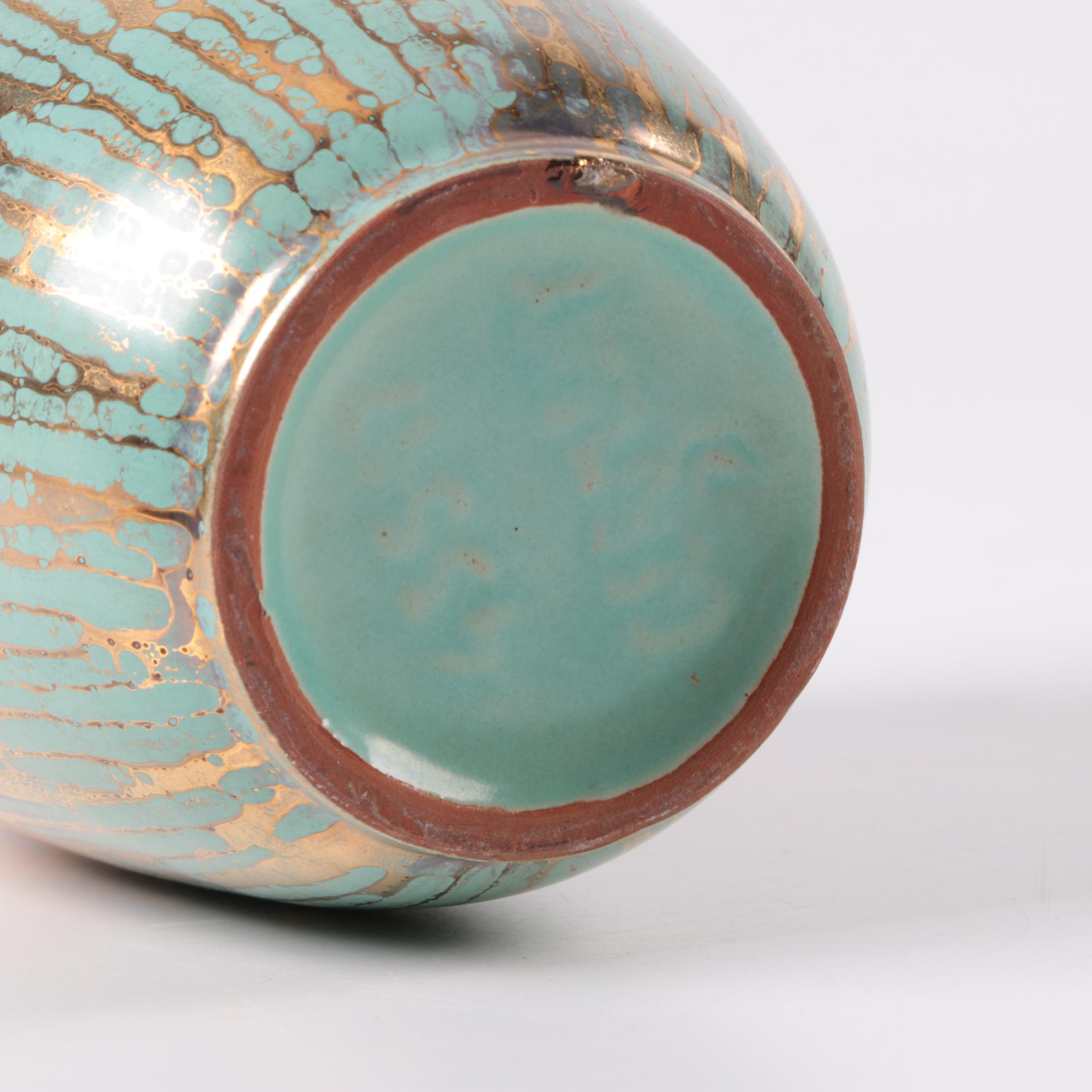 Ceramic Gold Matte Vase