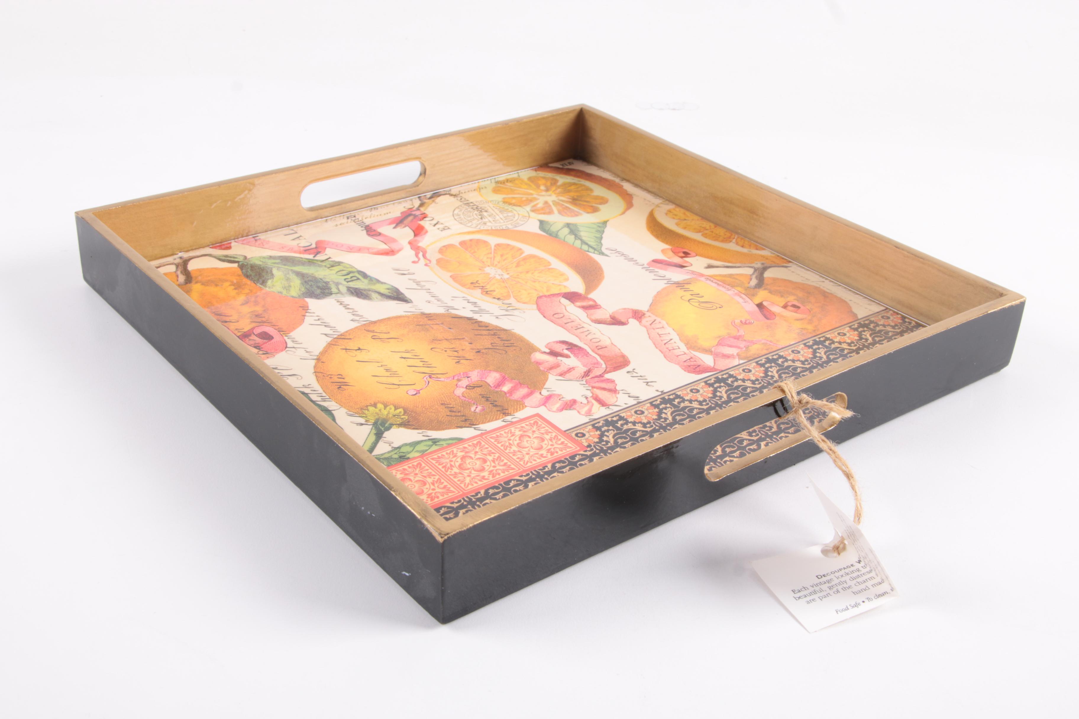 Tea Pots and Tea Cups with Tray Featuring Villeroy & Boch