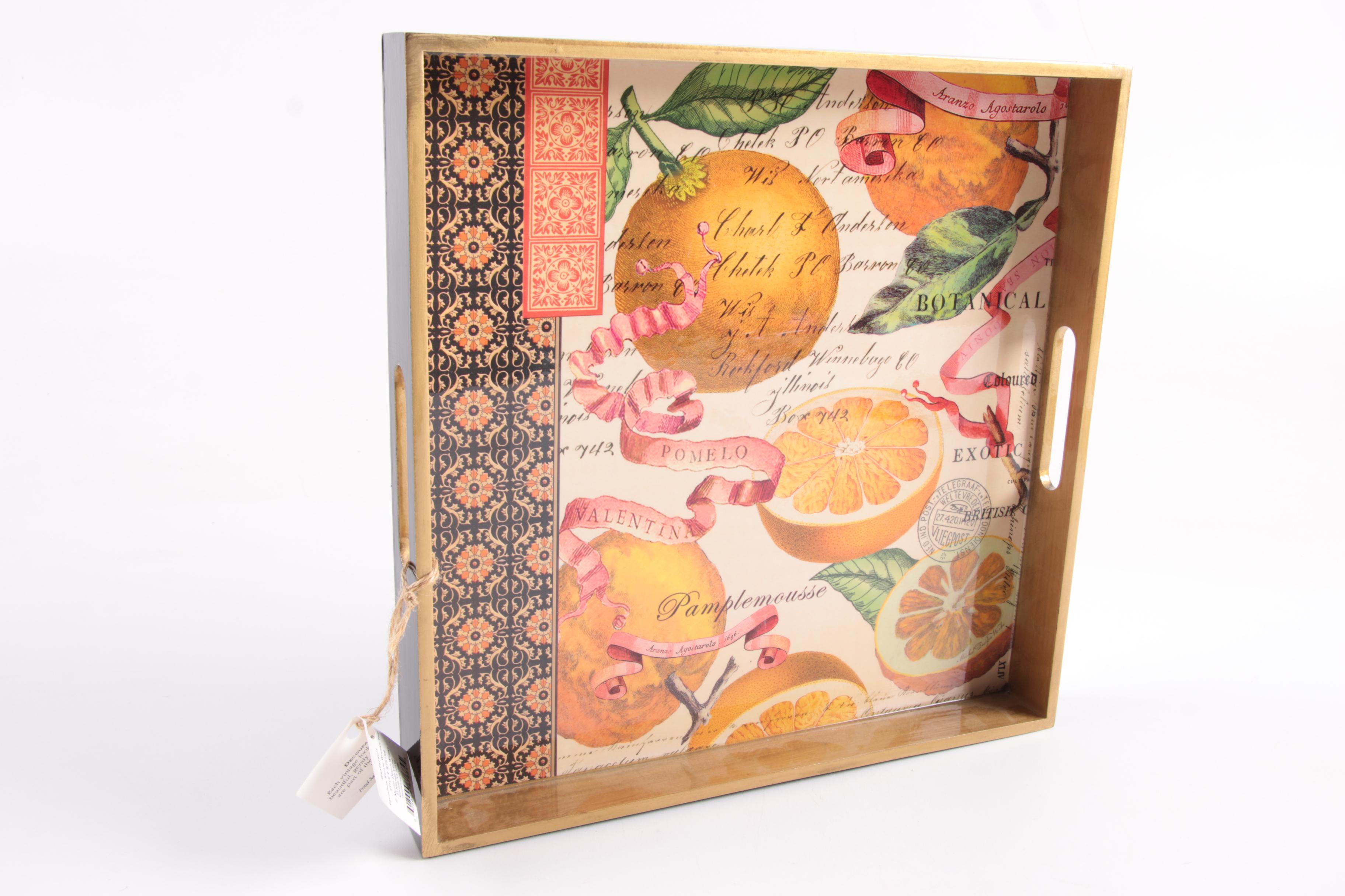 Tea Pots and Tea Cups with Tray Featuring Villeroy & Boch