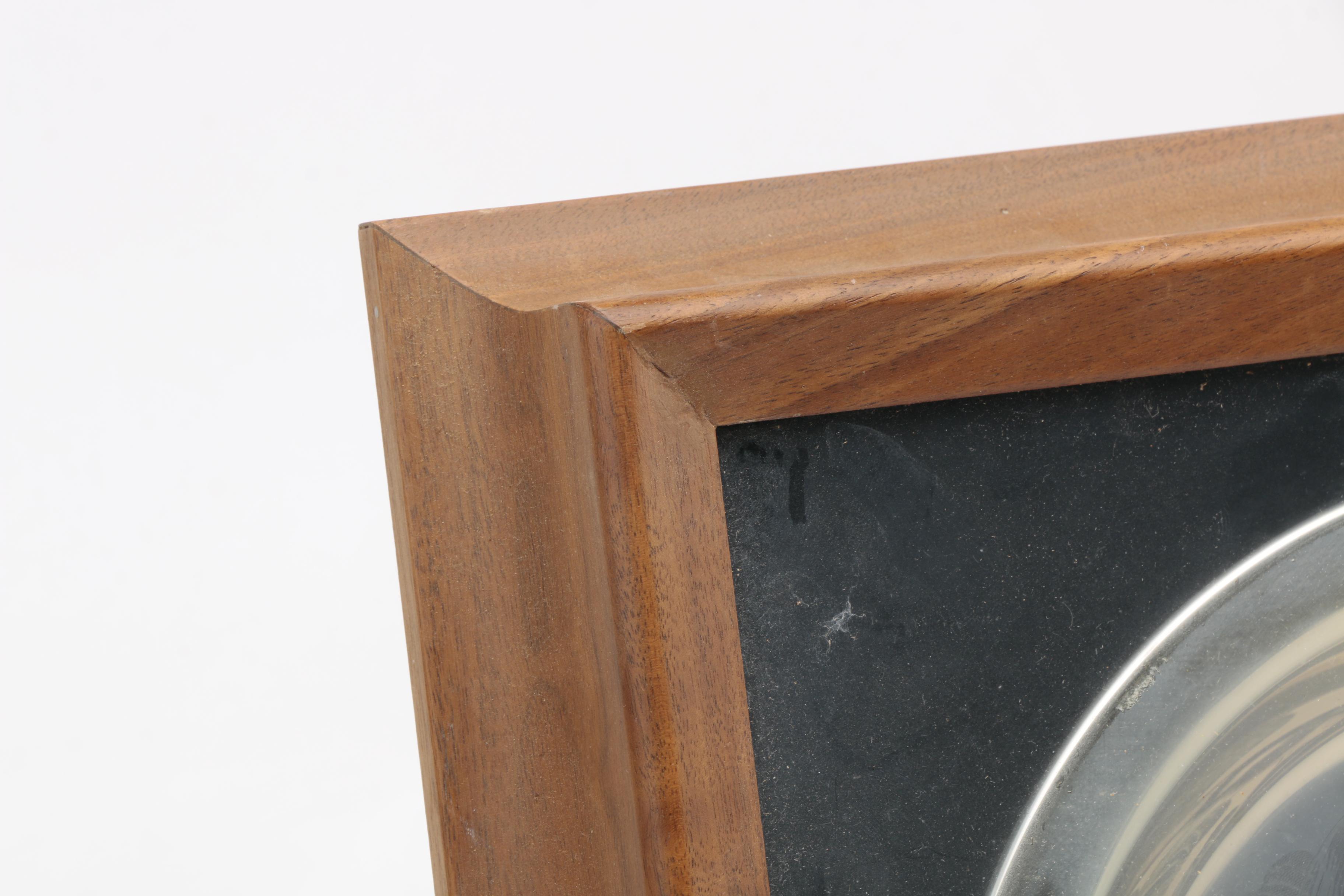 Framed Franklin Mint Audubon Collection Sterling Plate