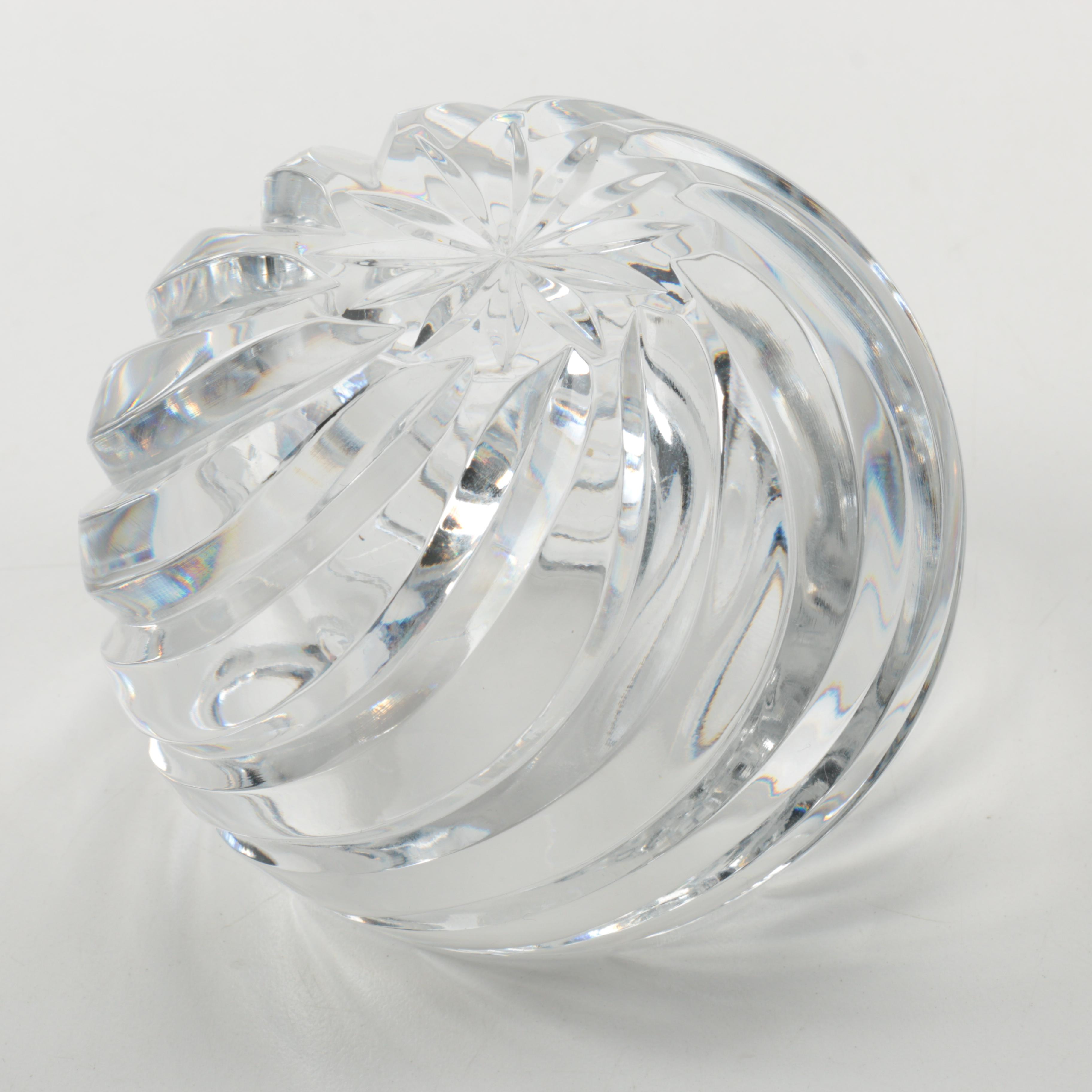 Assorted Crystal Vases and Votive Candle Holder