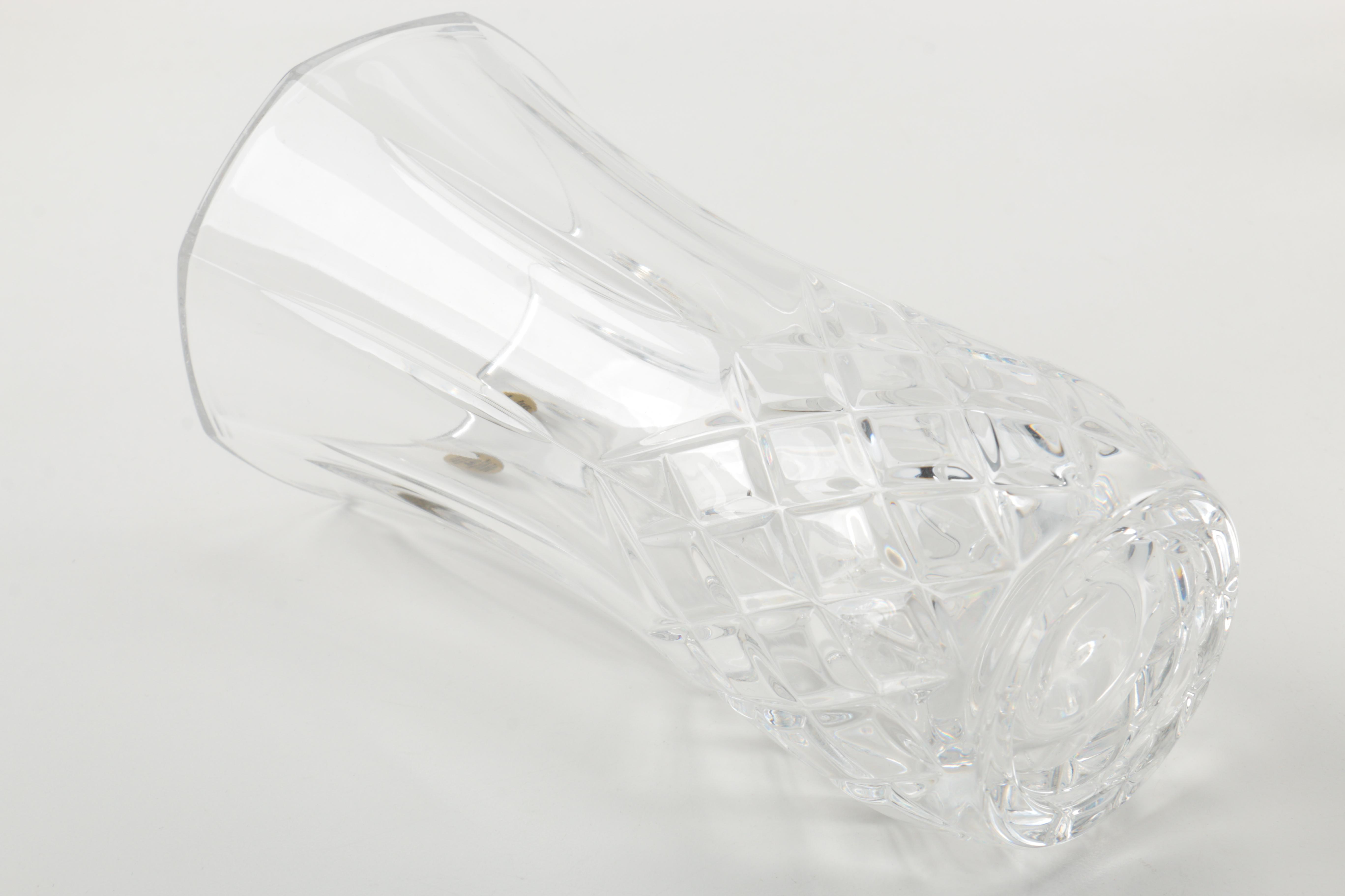 Assorted Crystal Vases and Votive Candle Holder