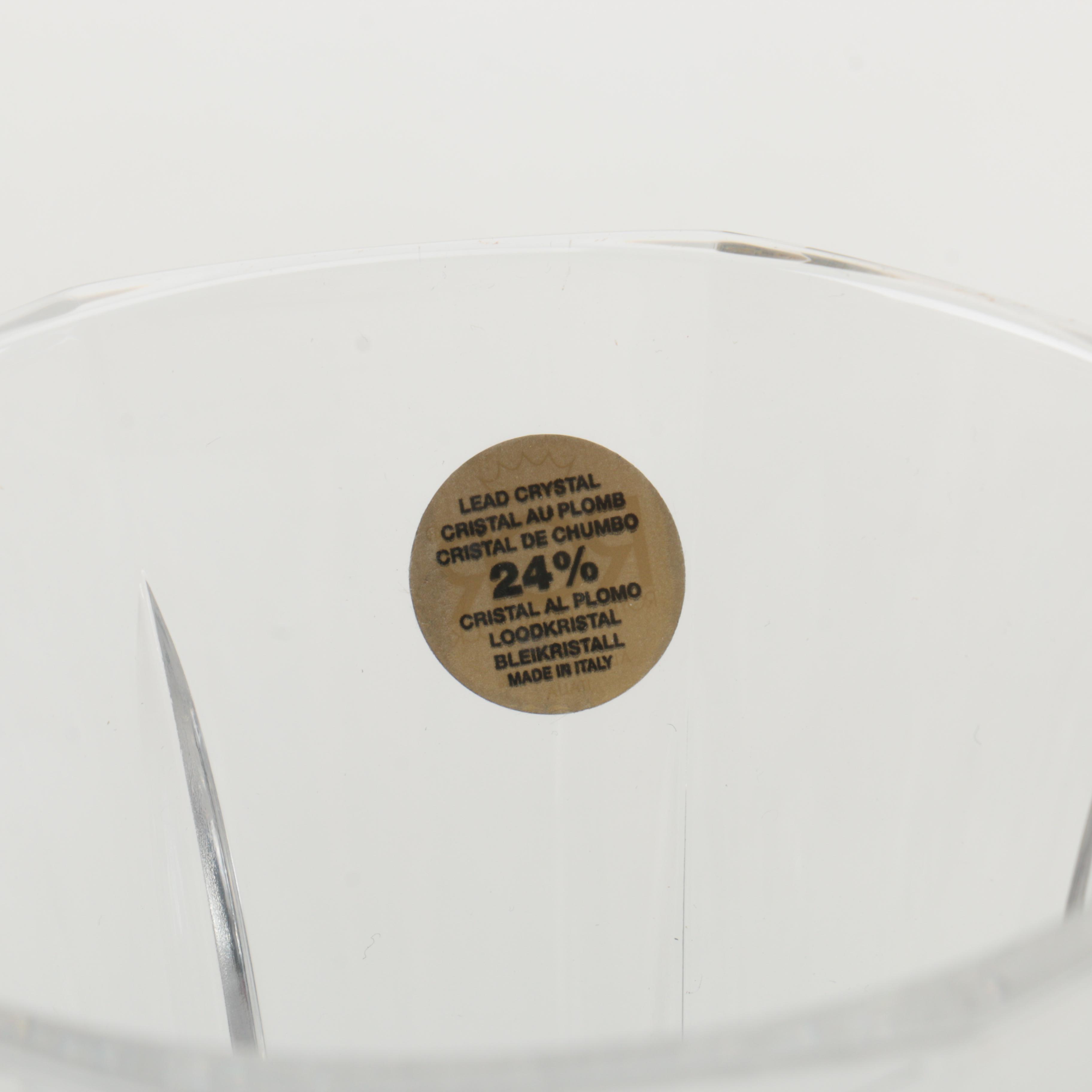 Assorted Crystal Vases and Votive Candle Holder