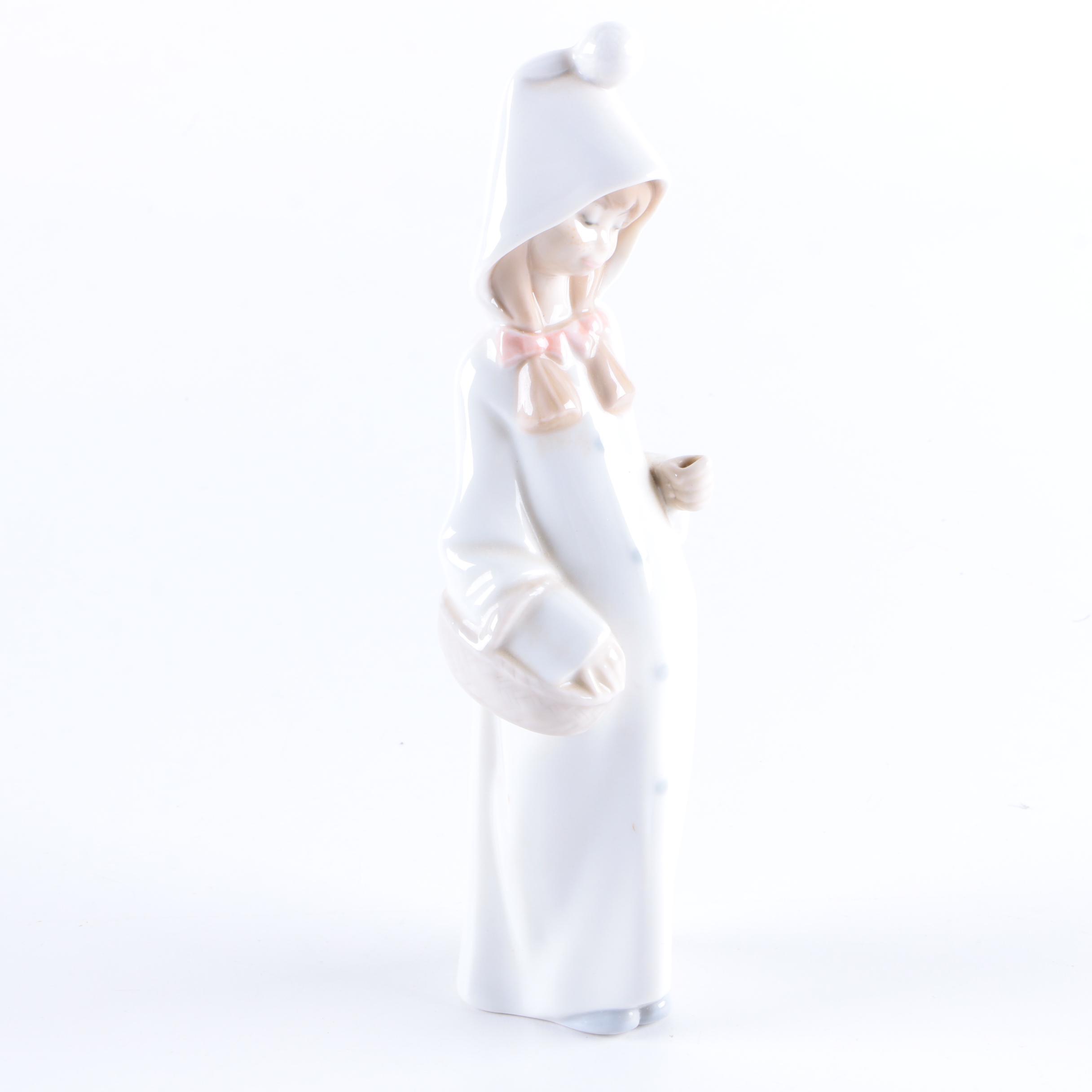 Lladro "Shepherdess with Basket" Figurine