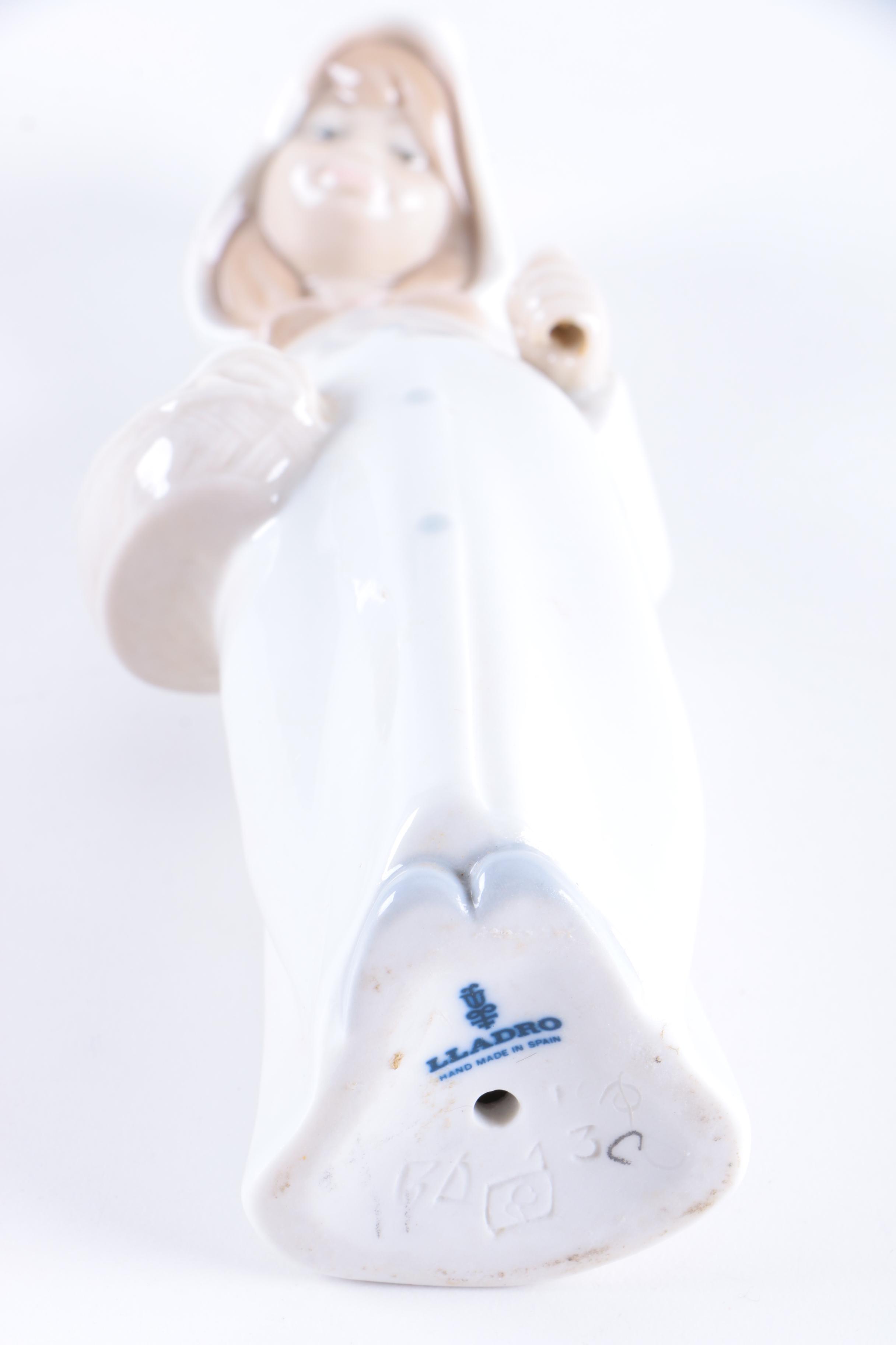 Lladro "Shepherdess with Basket" Figurine