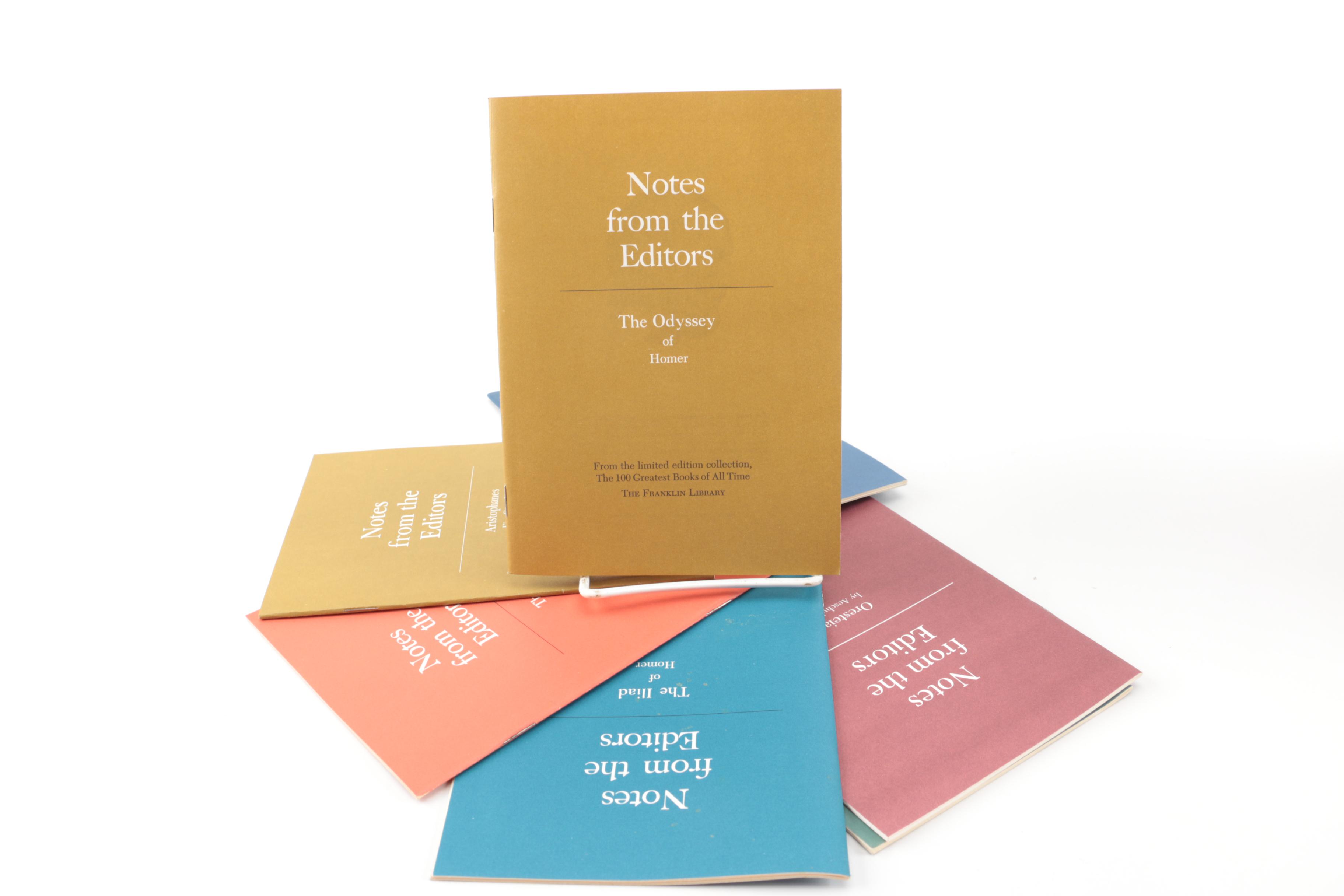 Franklin Library "100 Greatest Books of All Time" Greek Classics