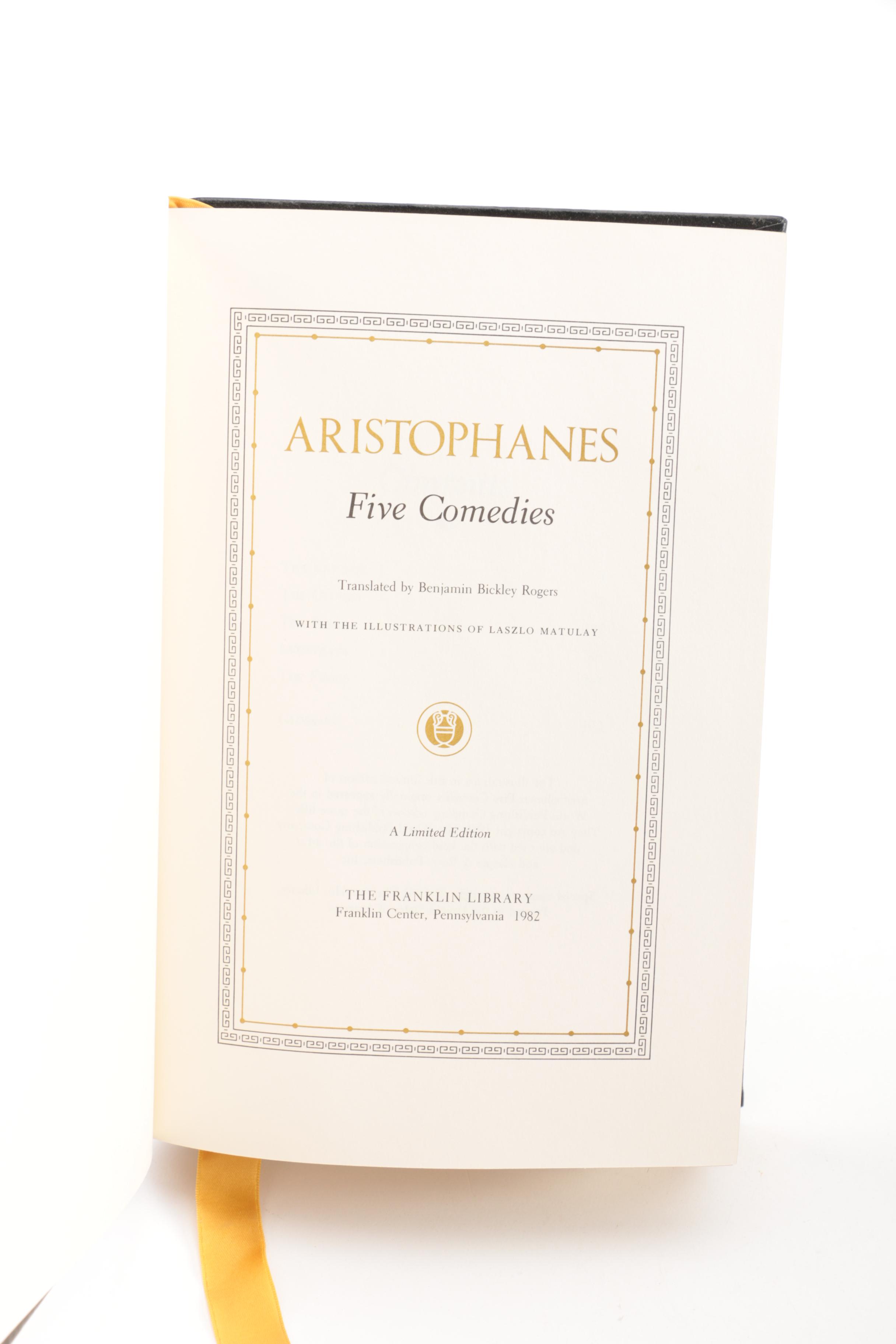 Franklin Library "100 Greatest Books of All Time" Greek Classics