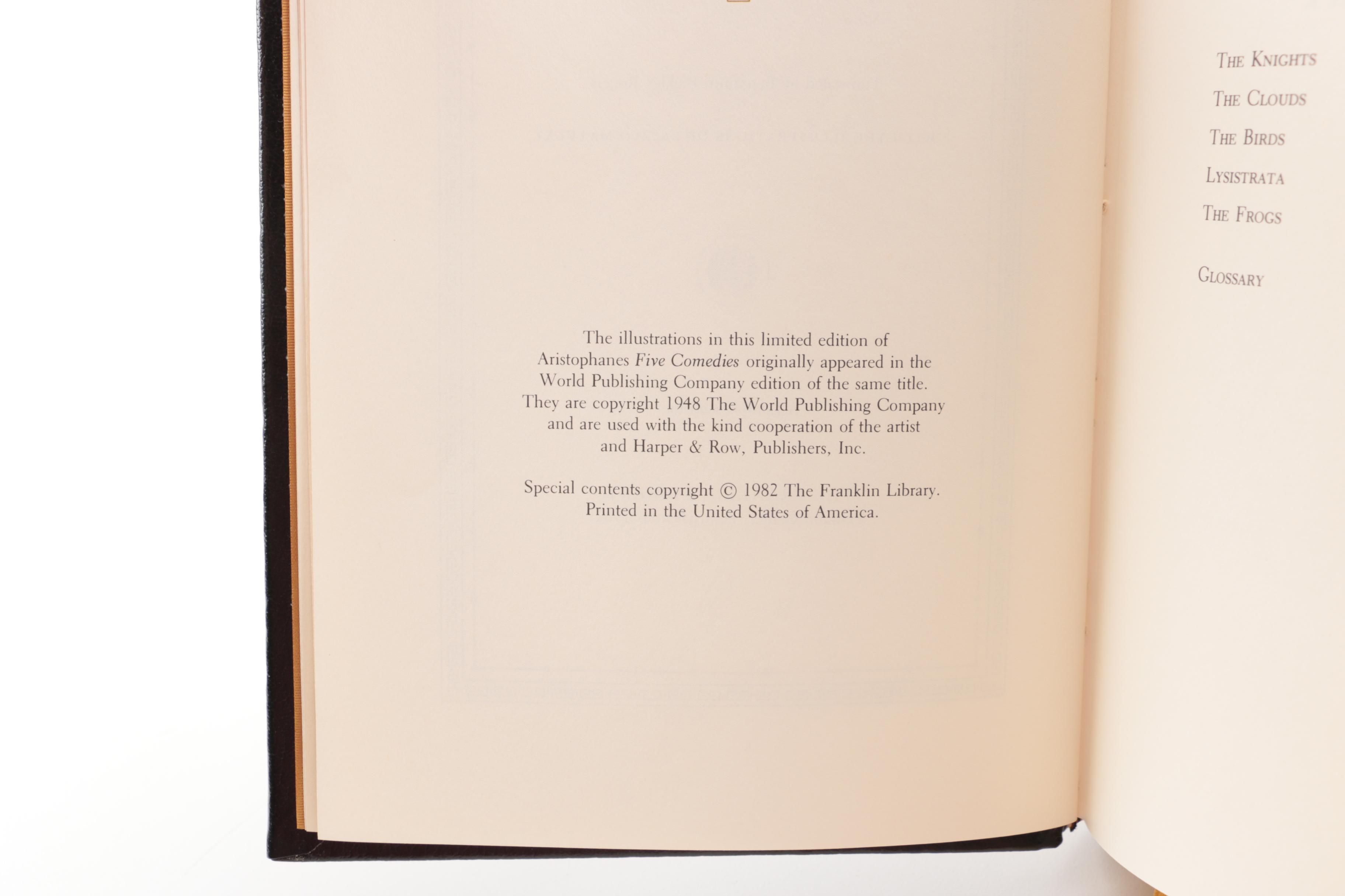 Franklin Library "100 Greatest Books of All Time" Greek Classics
