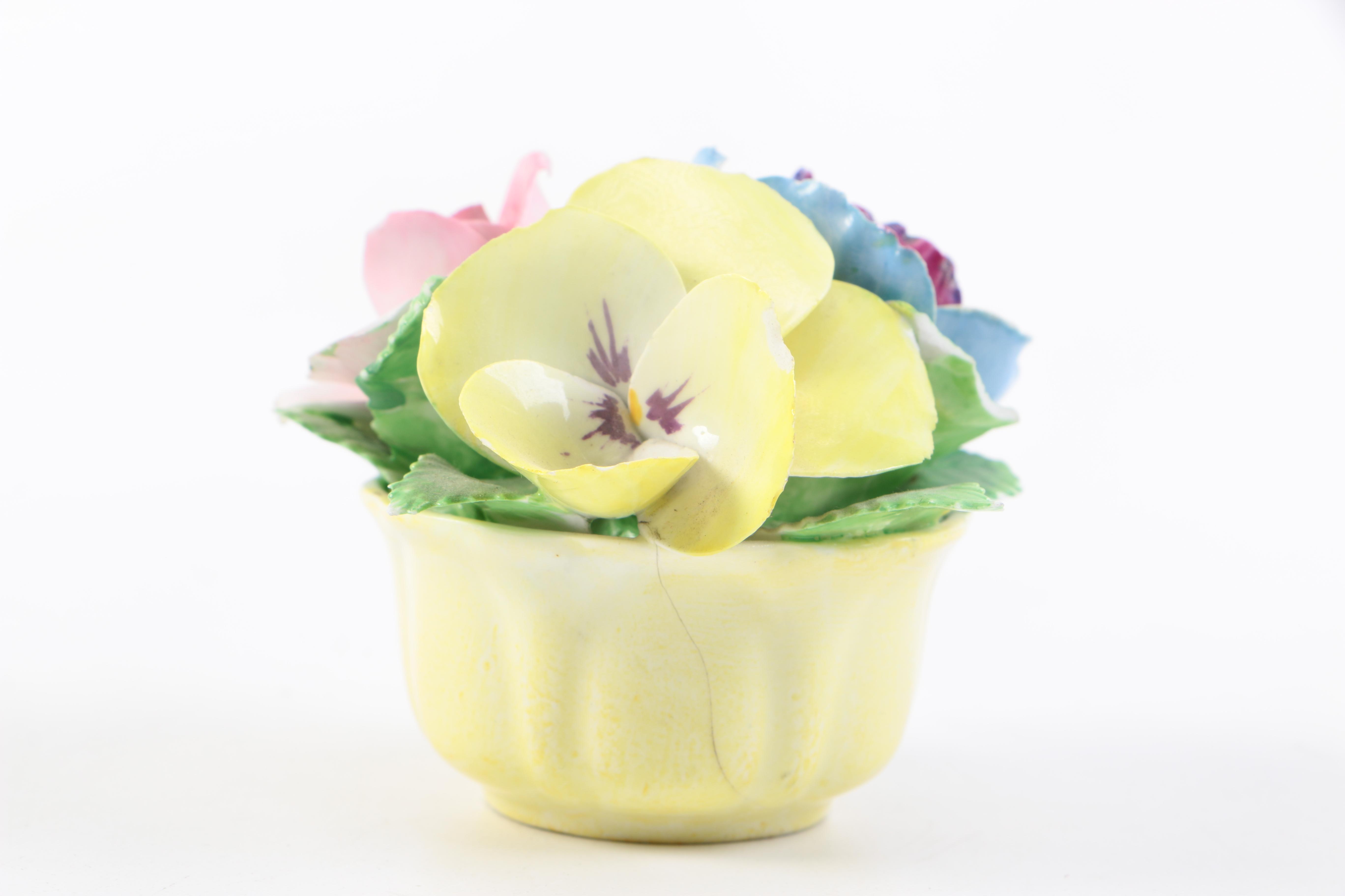 Porcelain Trinket Flowers