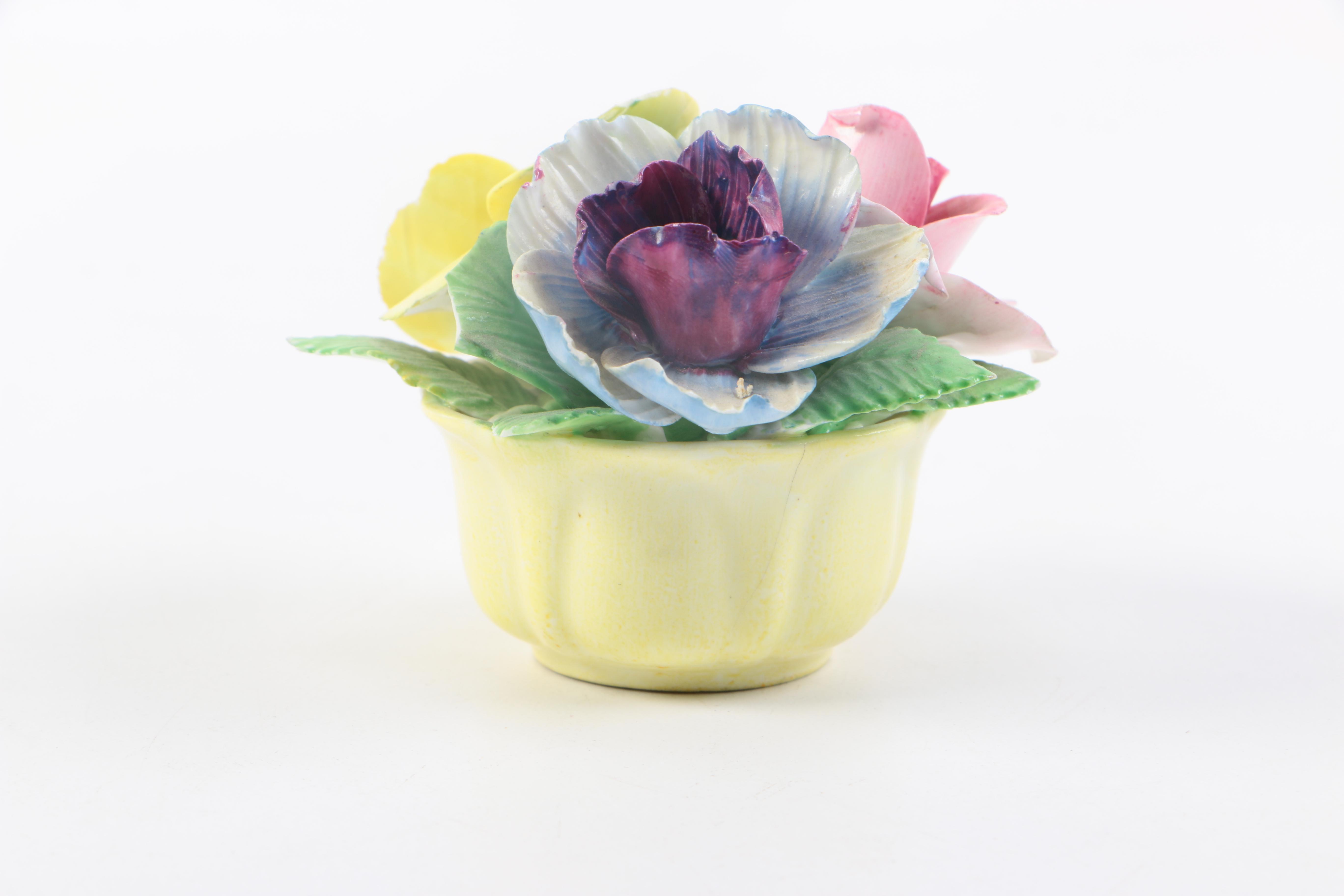 Porcelain Trinket Flowers