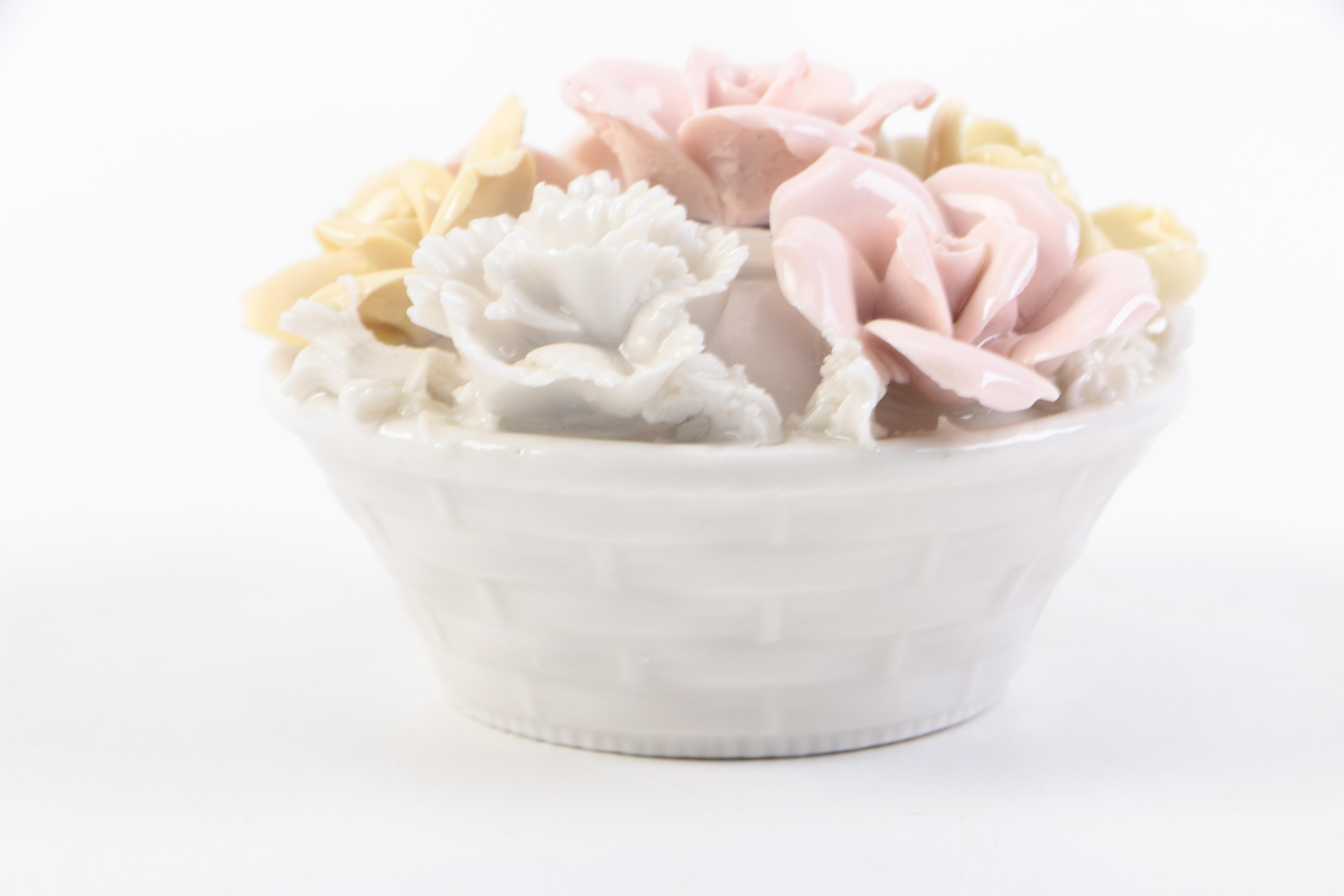 Porcelain Trinket Flowers